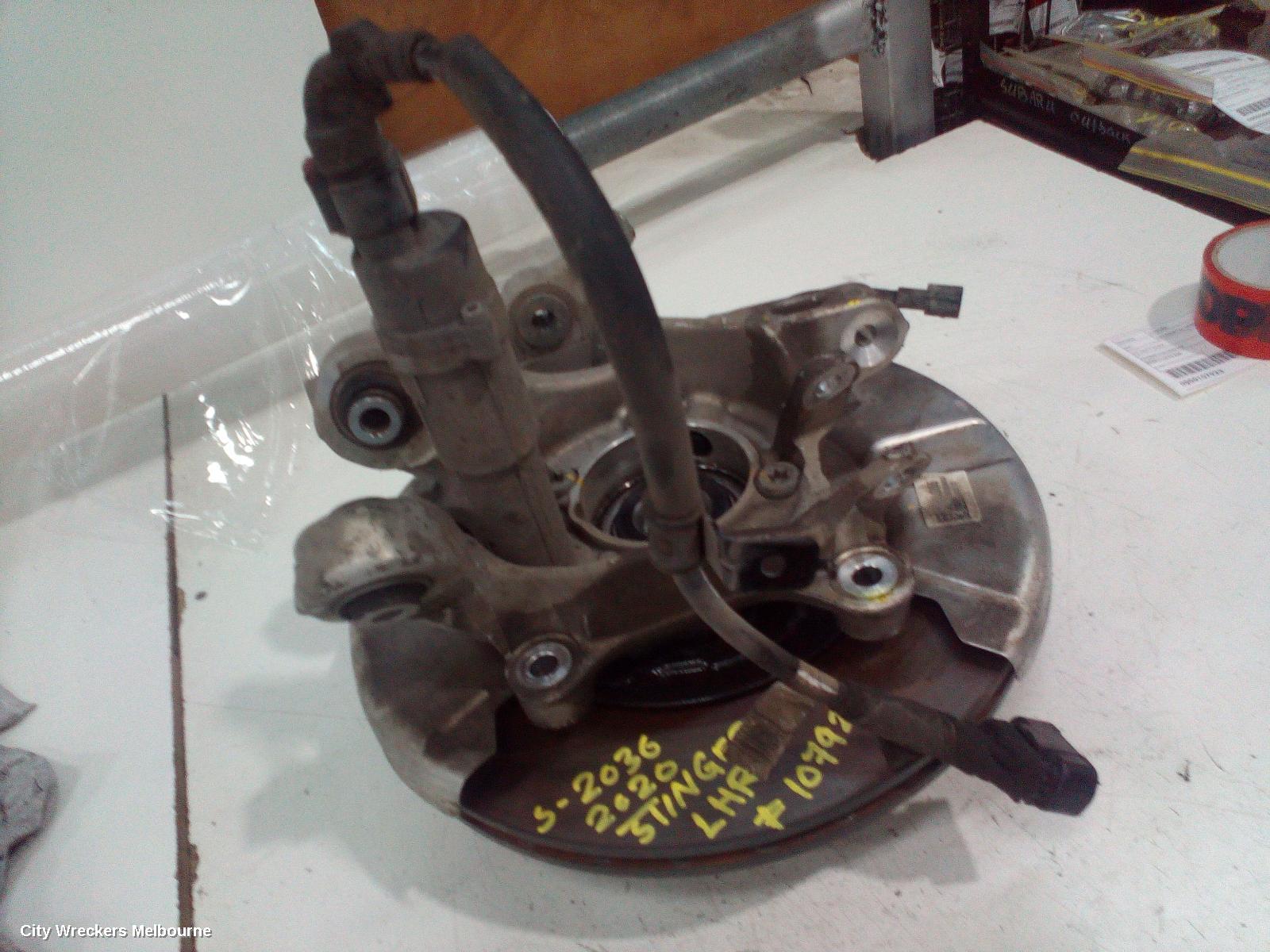 KIA STINGER LEFT REAR HUB ASSEMBLY, CK, 06/2017 ONWARDS