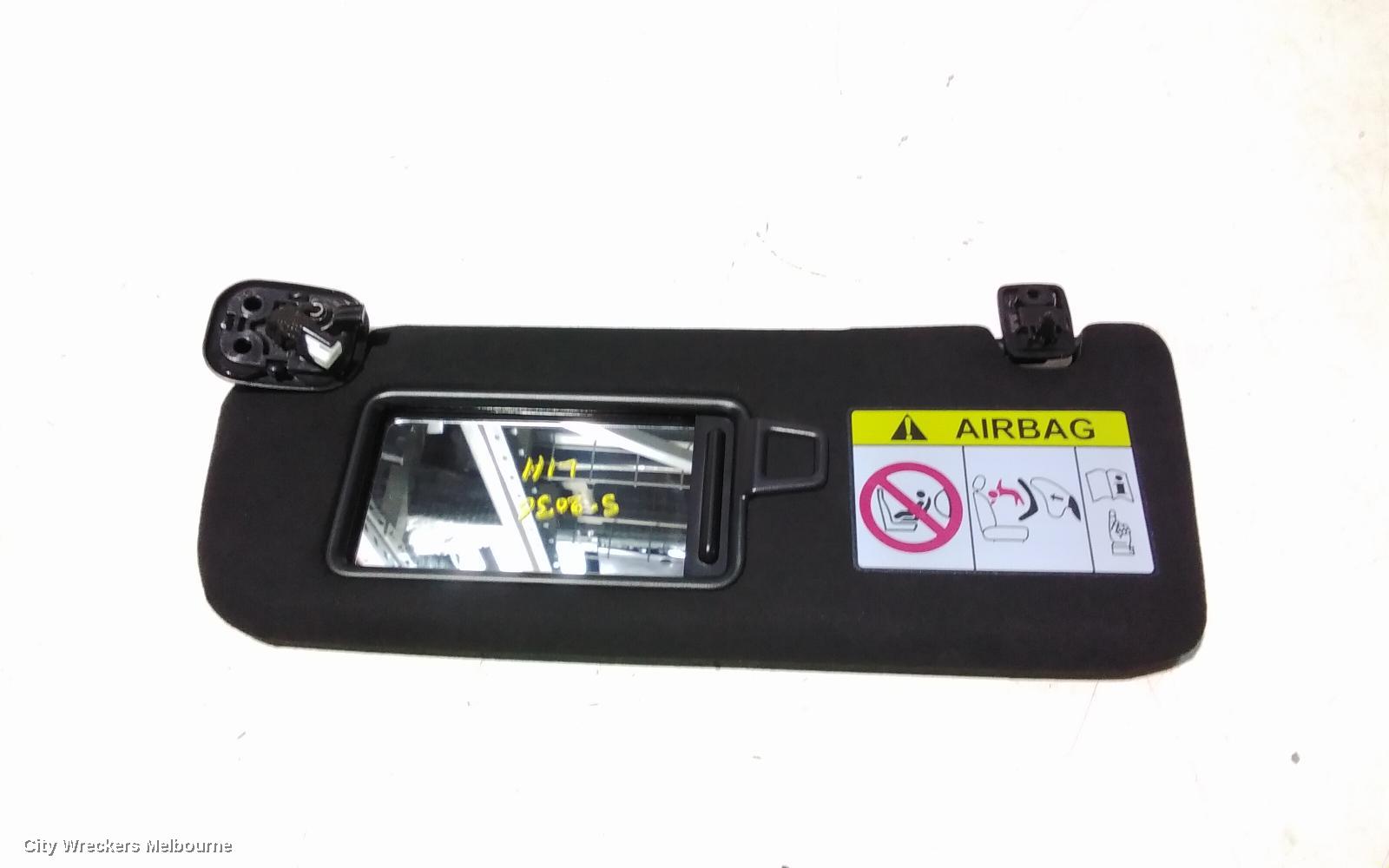 KIA STINGER SUNVISOR, CK, LH SIDE, 06/2017 ONWARDS