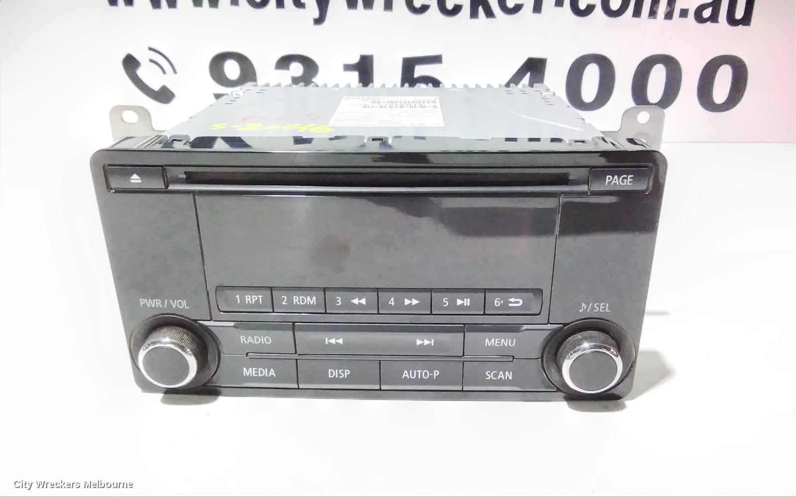 MITSUBISHI TRITON RADIO/CD/DVD/SAT/TV, RADIO/CD PLAYER, MQ, GLX, 04/2015 - 12/2016