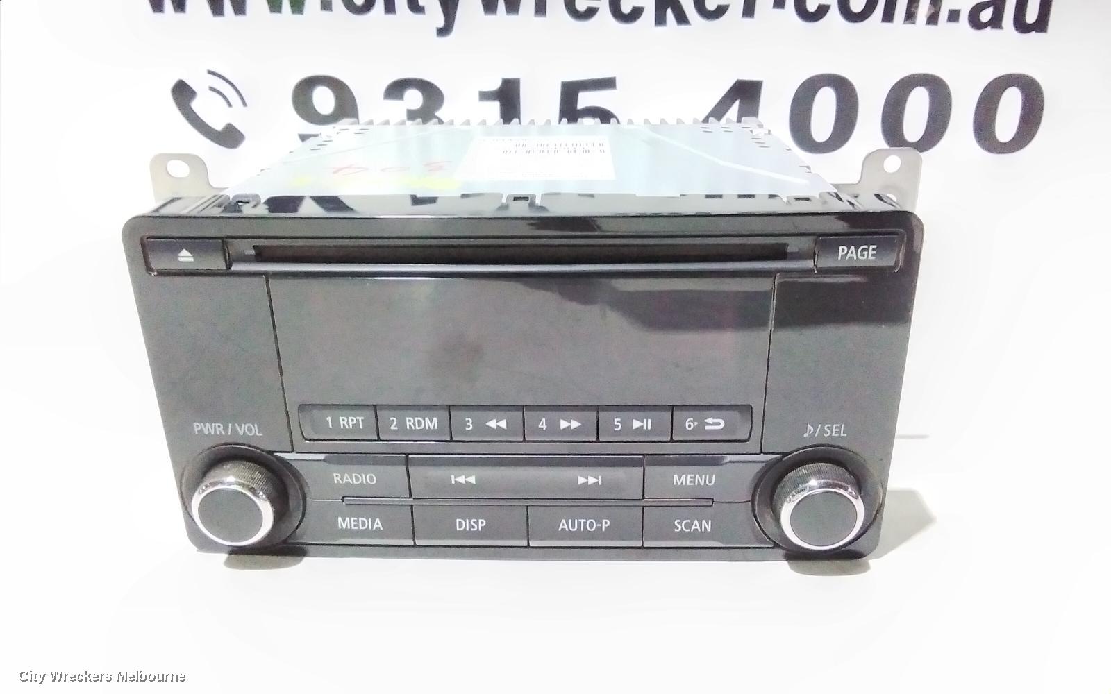 MITSUBISHI TRITON RADIO/CD/DVD/SAT/TV, RADIO/CD PLAYER, MQ, GLX, 04/2015 - 12/2016