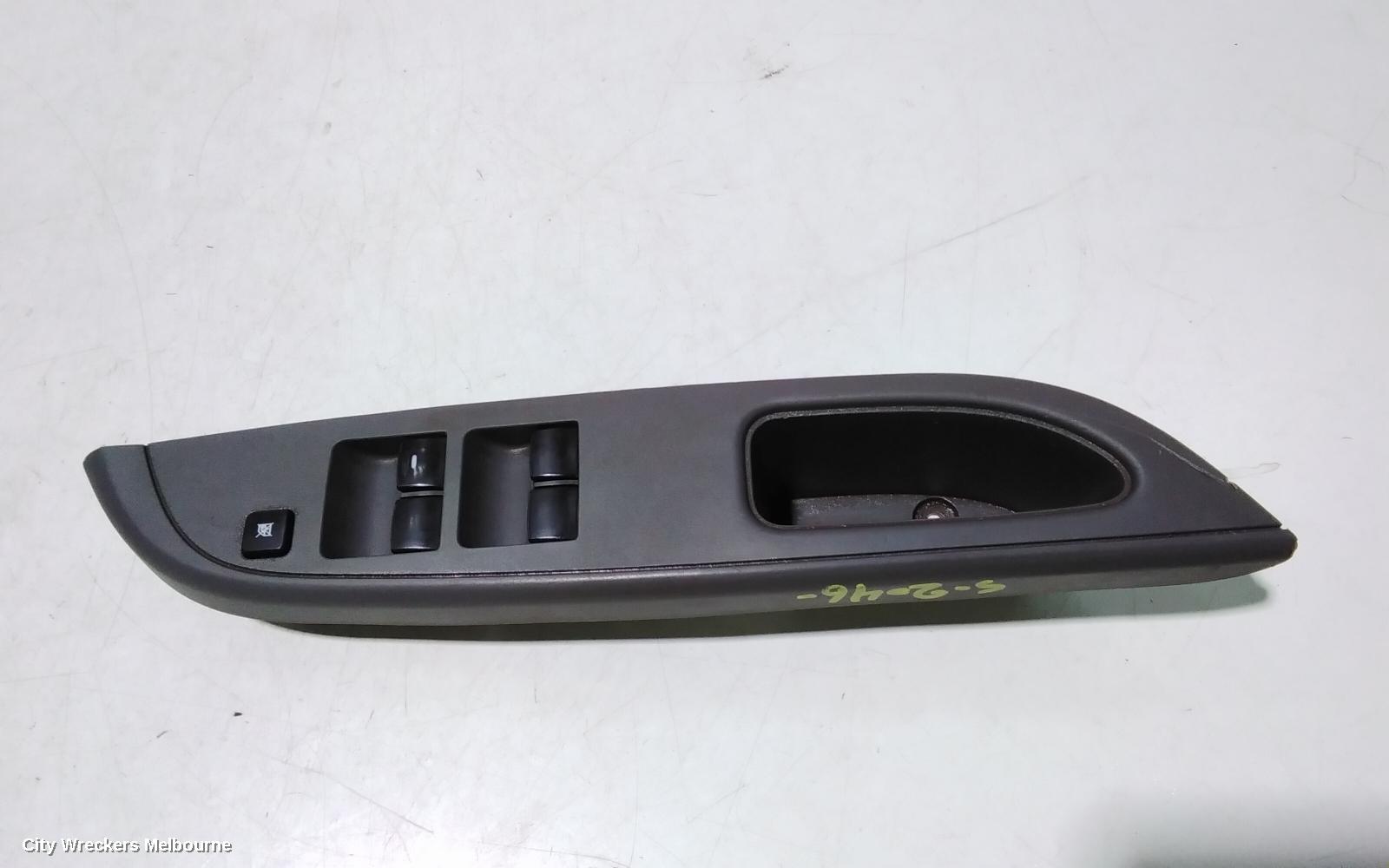 MITSUBISHI TRITON PWR DR WIND SWITCH, RH FRONT (MASTER SWITCH), 2 DOOR SWITCH TYPE, MQ-MR, 04/2015 ONWARDS