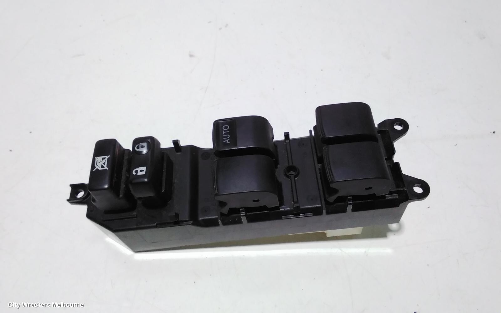 TOYOTA AURION PWR DR WIND SWITCH, RH FRONT (MASTER SWITCH), GSV40R, 10/2006 - 03/2012