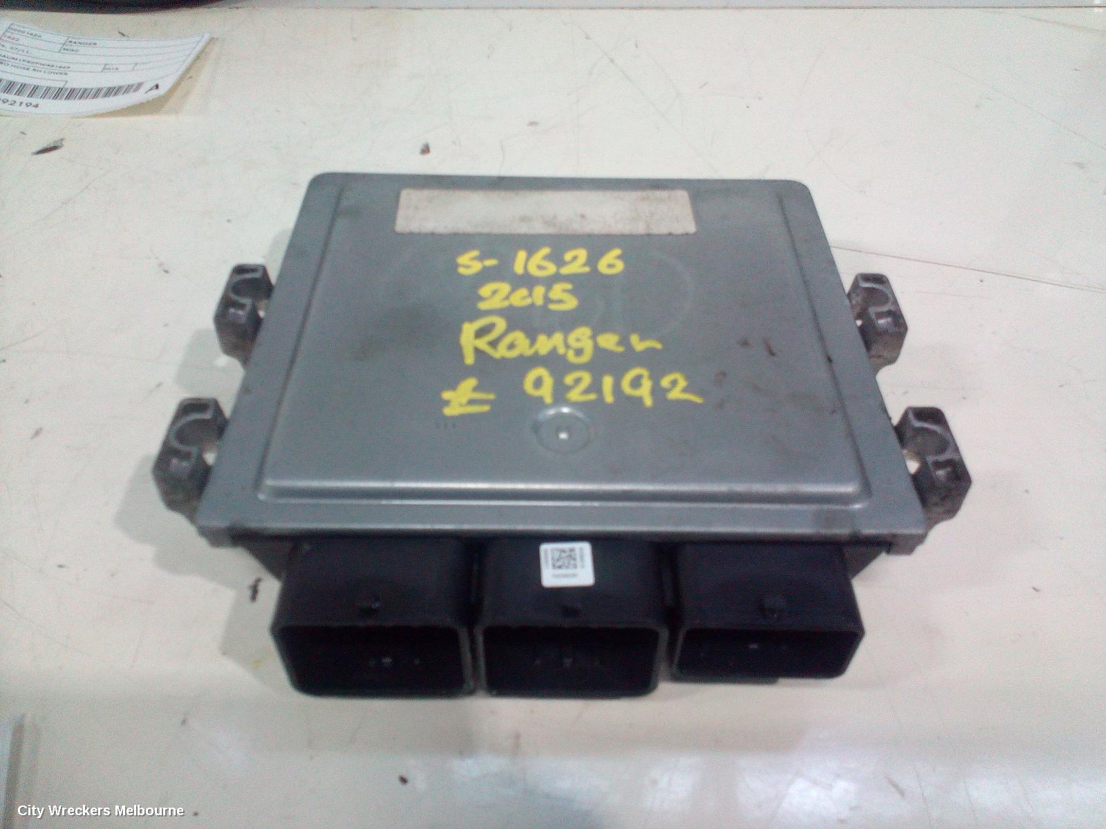 FORD RANGER ECU, ENGINE ECU, 3.2, P5AT, DIESEL, ECU ONLY, P/N EB3G12A650LC, PX, 06/2015 - 04/2022