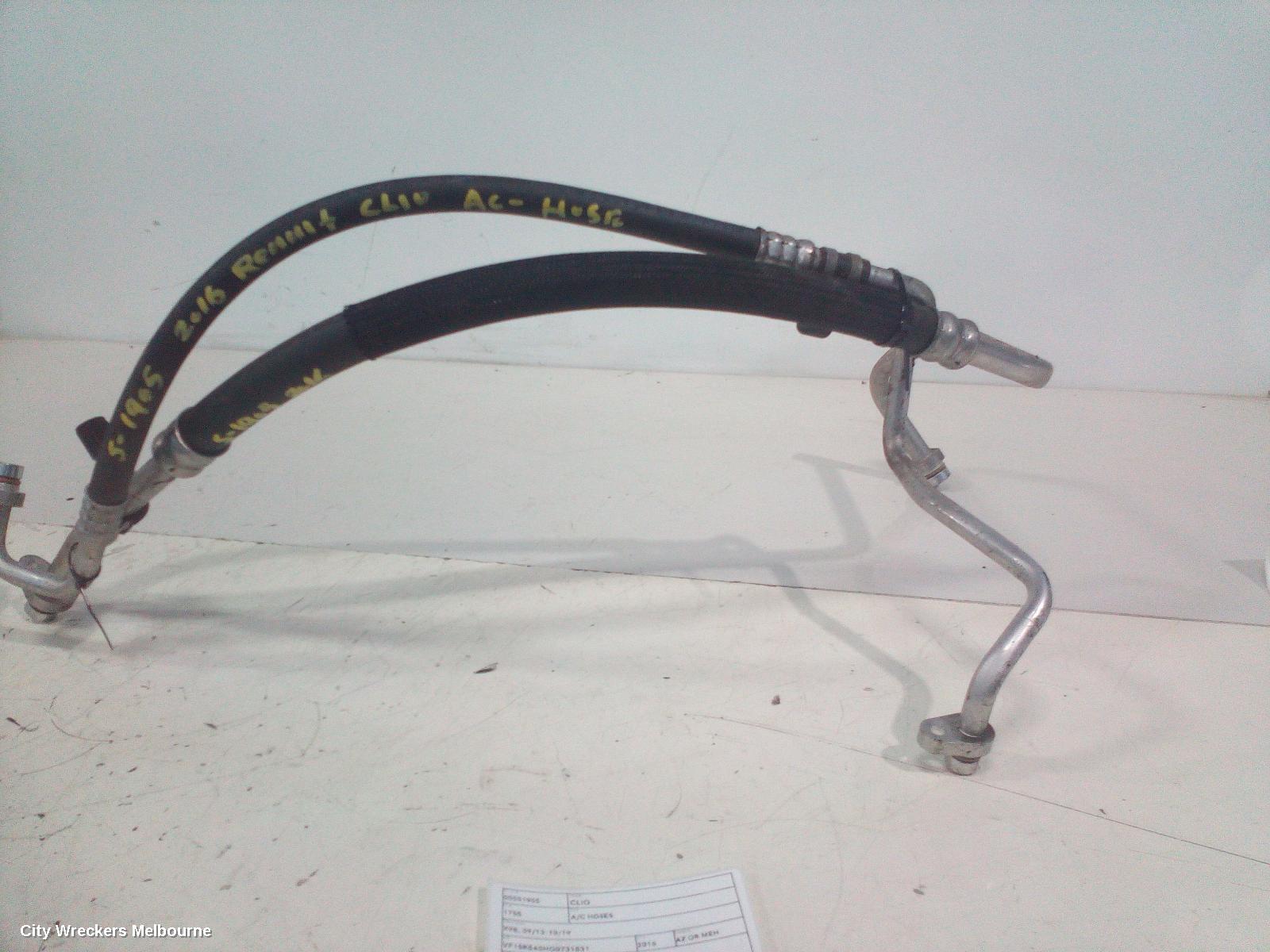 RENAULT CLIO A/C HOSES, X98, 09/2013 - 10/2019