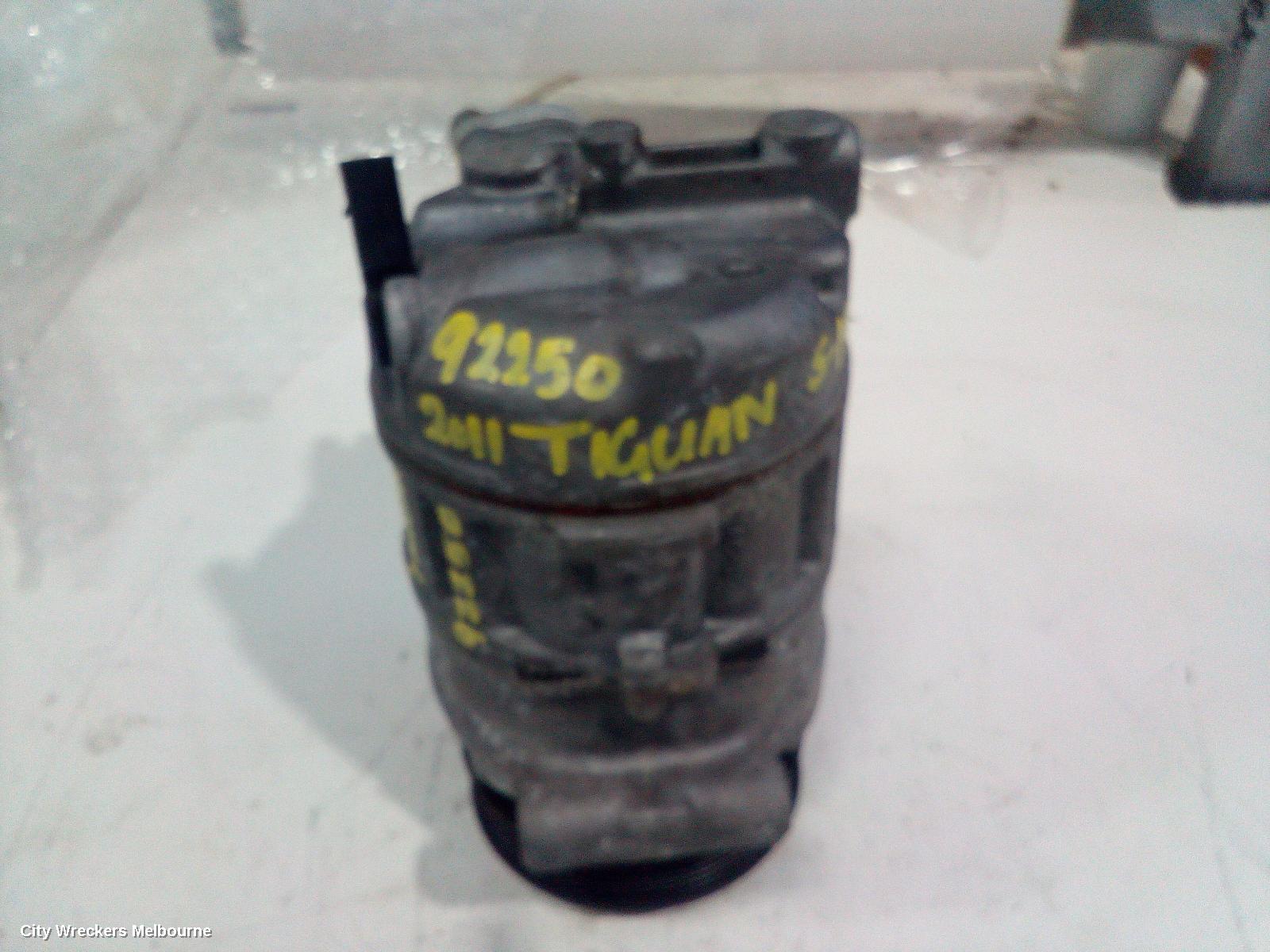 VOLKSWAGEN TIGUAN A/C COMPRESSOR, 5N, PETROL, DENSO BRAND (7SEU17C), 05/2008 - 08/2016