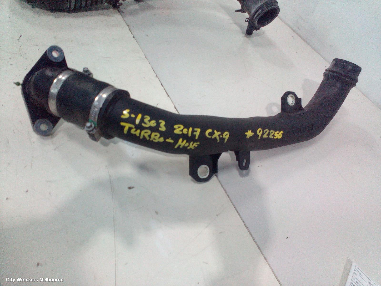 MAZDA CX9, TC, 07/2016 - 12/2024, TURBO HOSE: 92256