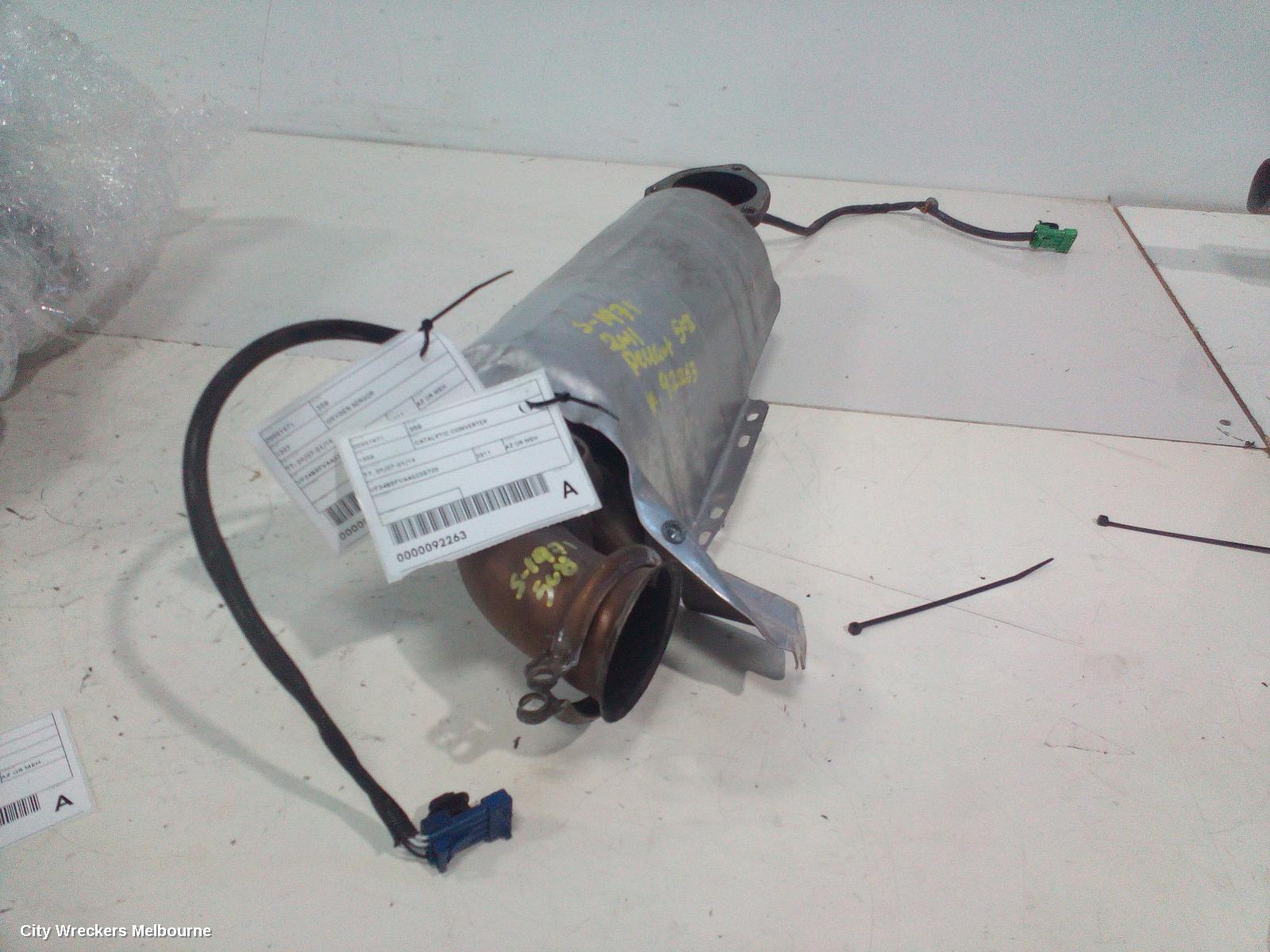PEUGEOT 308 CATALYTIC CONVERTER, T7, 09/2007 - 01/2014