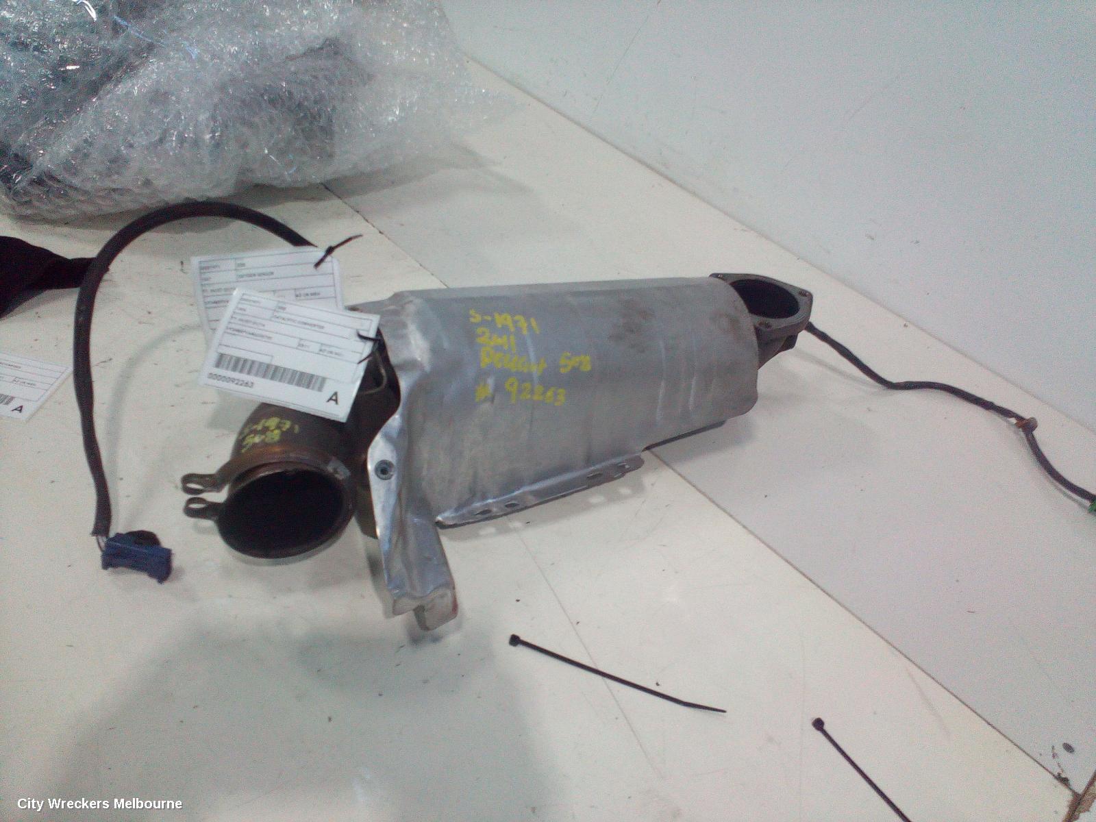 PEUGEOT 308 CATALYTIC CONVERTER, T7, 09/2007 - 01/2014