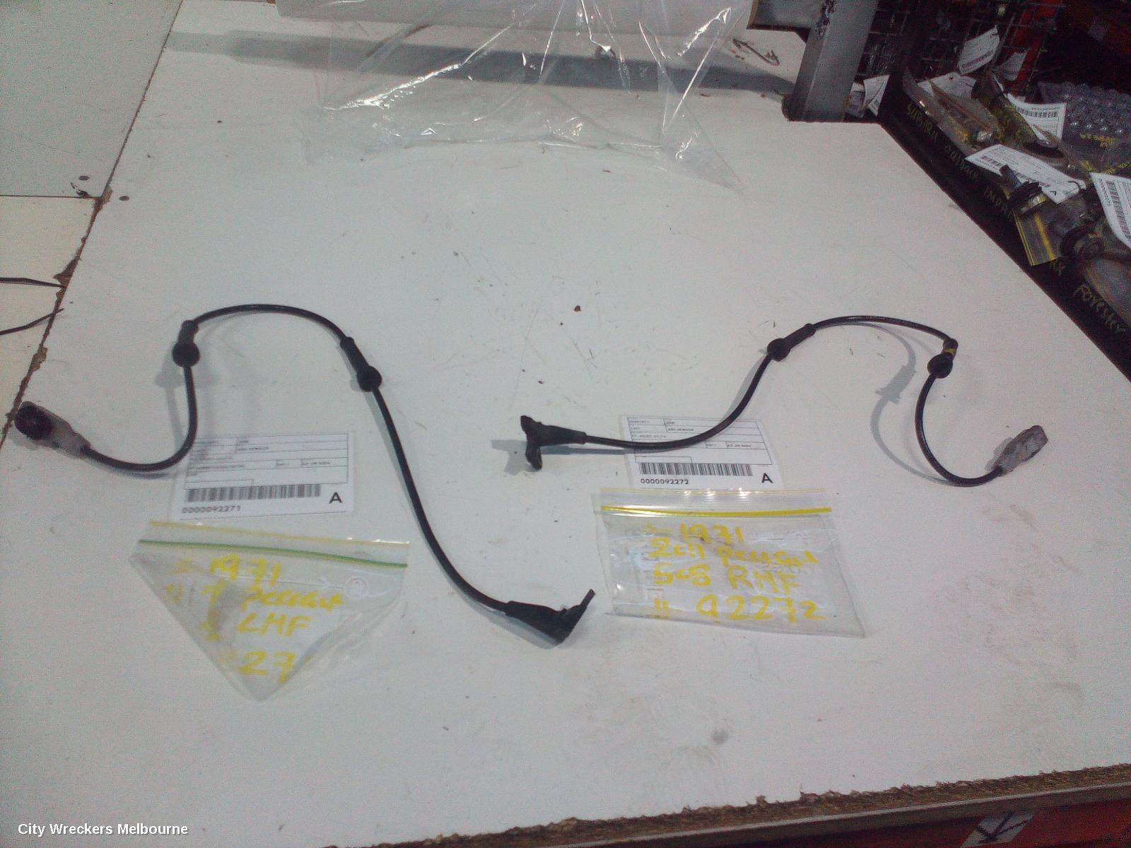 PEUGEOT 308 ABS SENSOR, RH FRONT, T7, 09/2007 - 09/2014