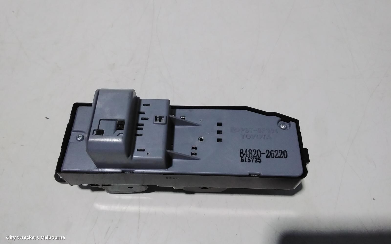 TOYOTA HIACE PWR DR WIND SWITCH, RH FRONT (MASTER SWITCH), TRH/KDH, 03/2014 - 04/2019