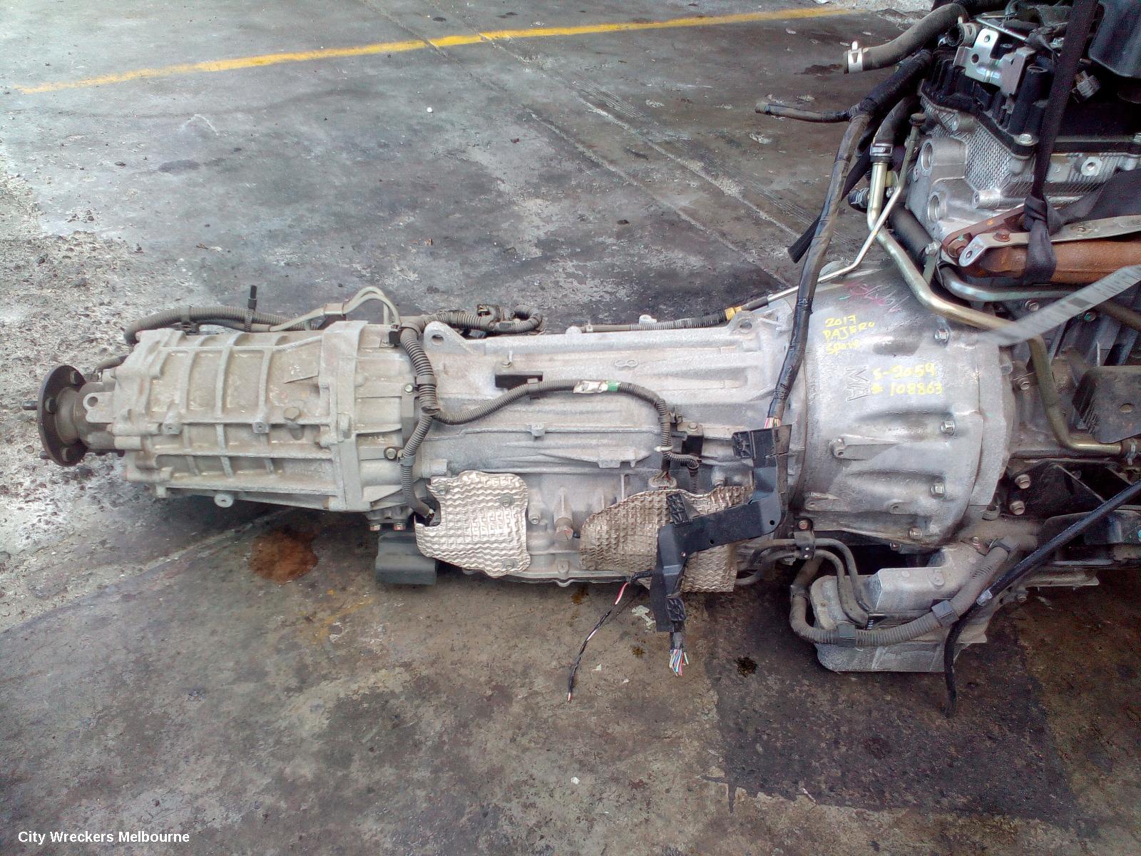 MITSUBISHI PAJERO TRANS/GEARBOX, AUTO, 4WD, DIESEL, 2.4, 4N15, TURBO, PAJERO SPORT, W/ TRANSFER CASE, QE-QF, 10/2015 ONWARDS