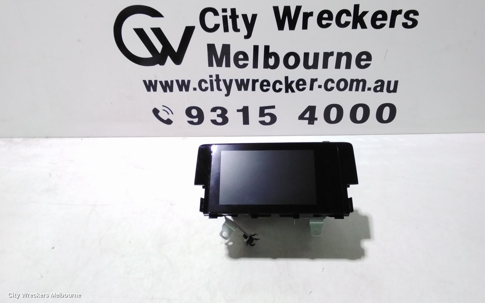 HONDA CIVIC RADIO/CD/DVD/SAT/TV, 7IN TOUCHSCREEN (NON SAT NAV TYPE), 10TH GEN, 05/2016 - 08/2021