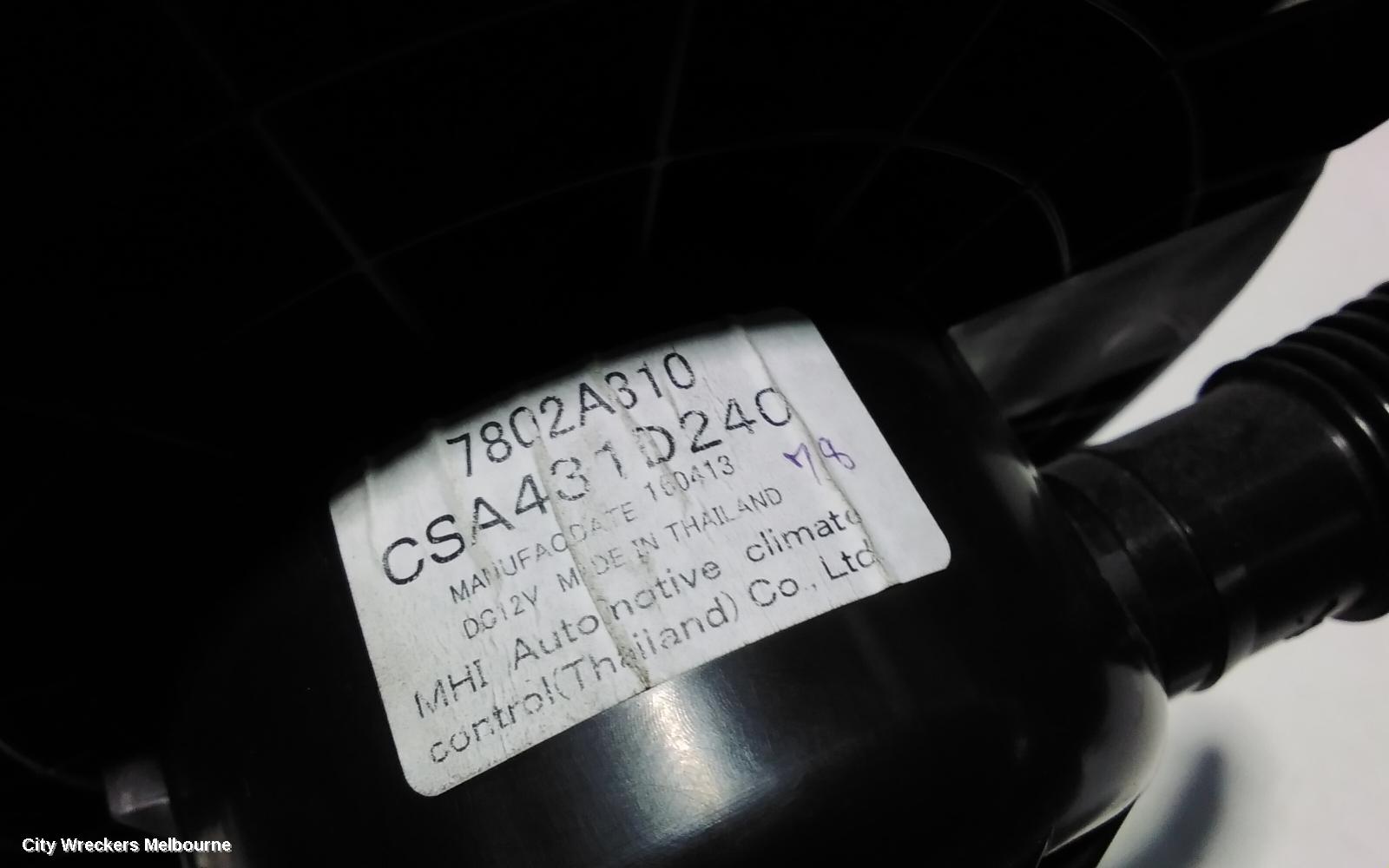 MITSUBISHI TRITON HEATER FAN MOTOR, MQ-MR, FRONT, 03/2015 - 10/2021