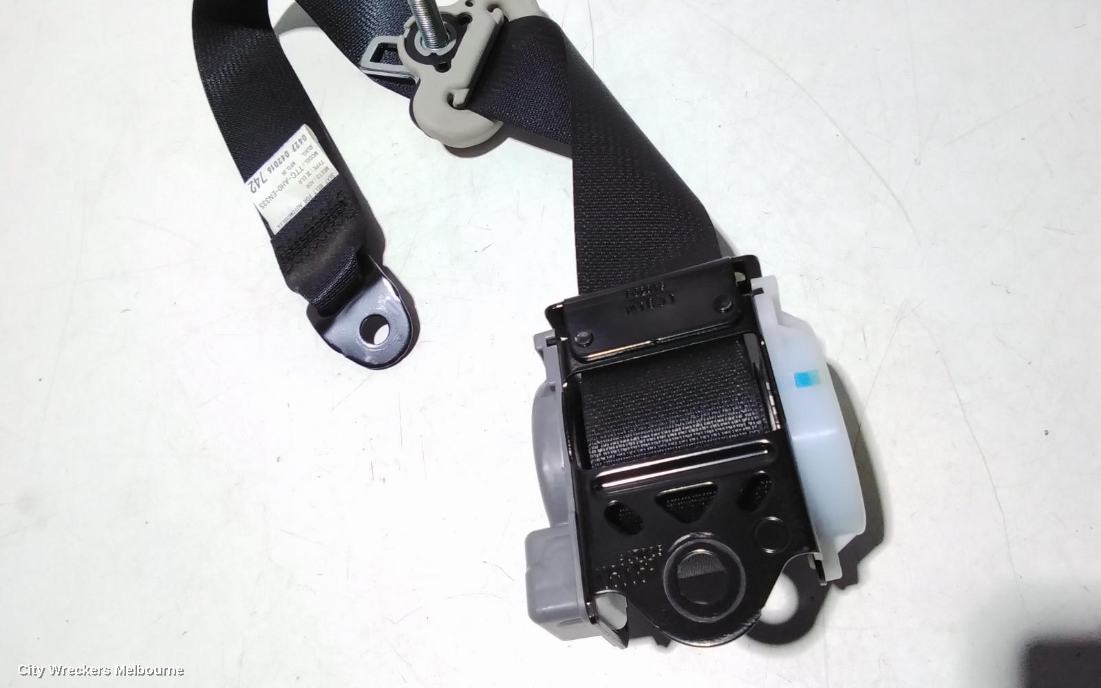 MITSUBISHI TRITON SEATBELT/STALK, RH REAR, SEAT BELT ONLY, DUAL CAB, MQ-MR, 04/2015 ONWARDS