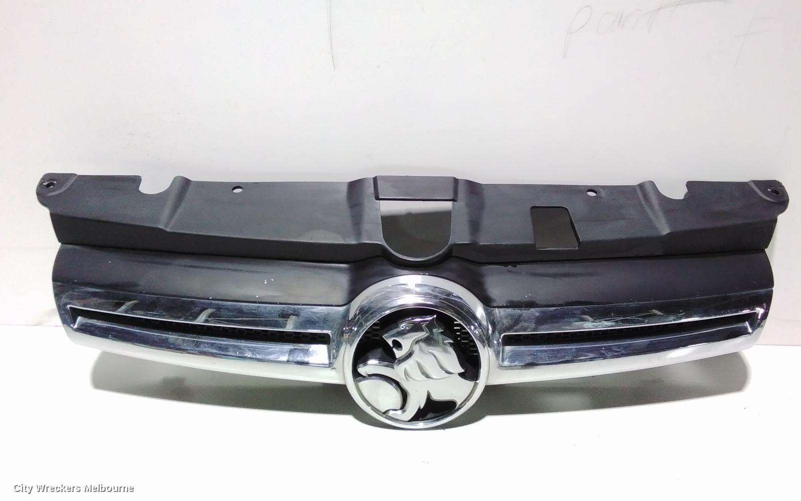 HOLDEN COMMODORE GRILLE, RADIATOR GRILLE, VE, SEDAN/WAGON, BERLINA/LUMINA, CHROME, 08/2006 - 08/2010