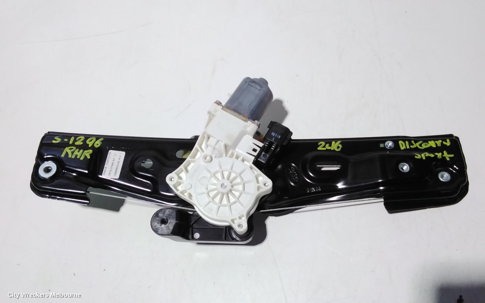 LAND ROVER DISCOVERY SPORT RIGHT REAR WND REG/MOTOR, L550, 01/2015 ONWARDS