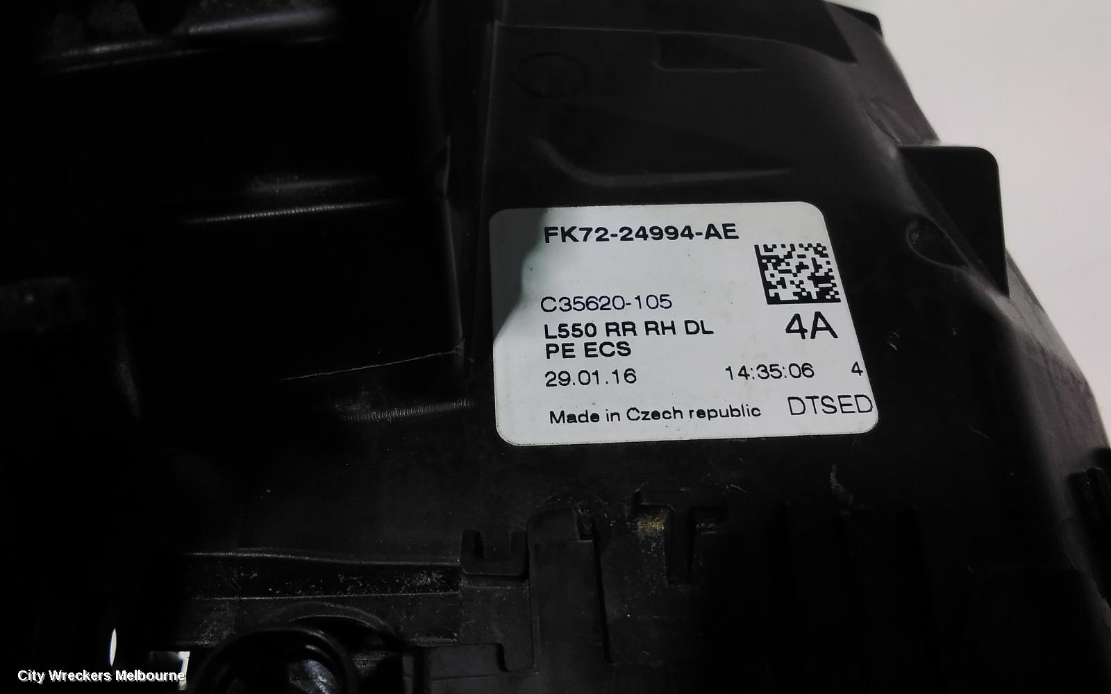 LAND ROVER DISCOVERY SPORT DOOR/BOOT/GATE LOCK, RIGHT REAR DOOR LOCK, L550, 01/2015 ONWARDS