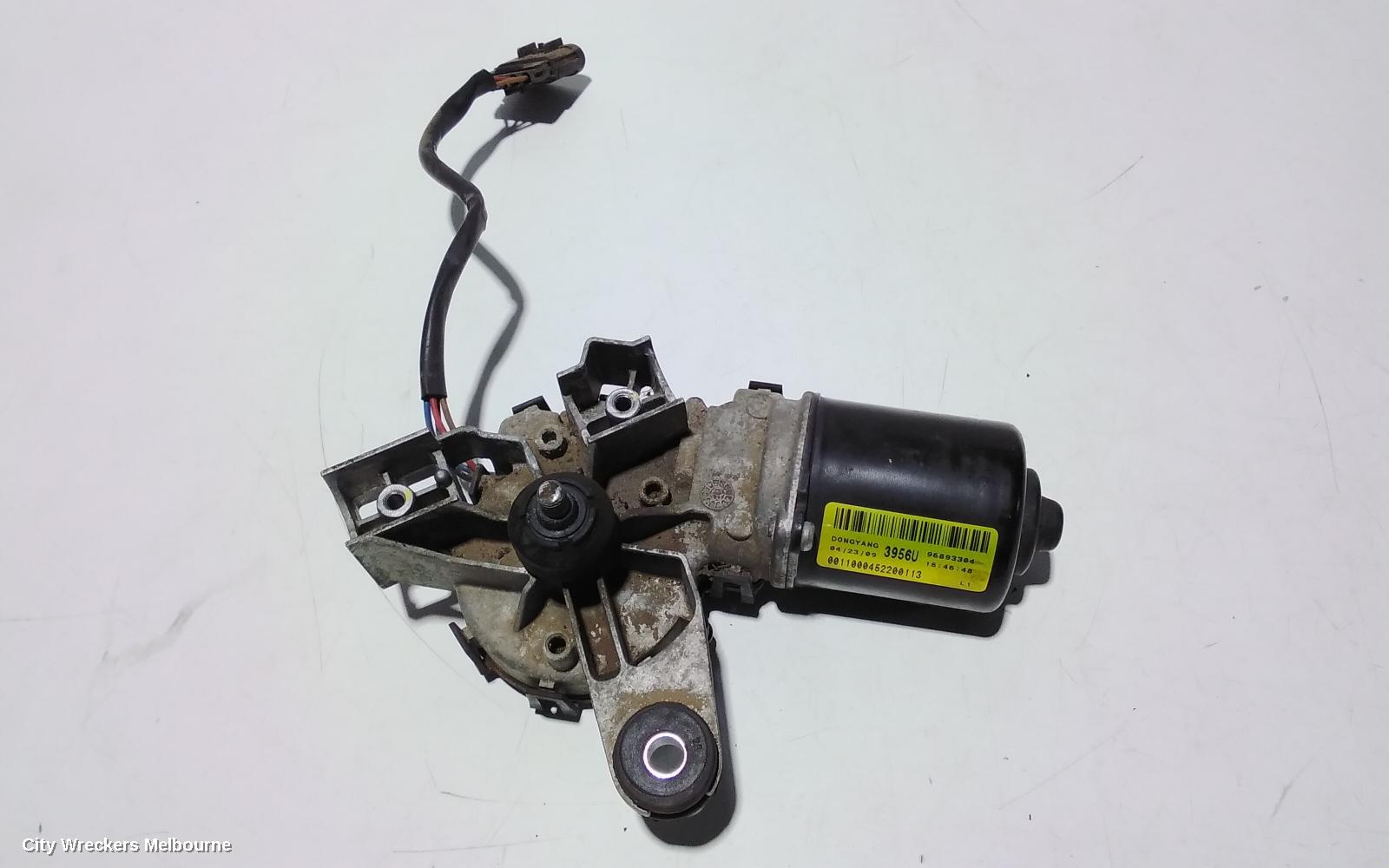 HOLDEN CRUZE WIPER MOTOR, JG, 03/2009 - 02/2011