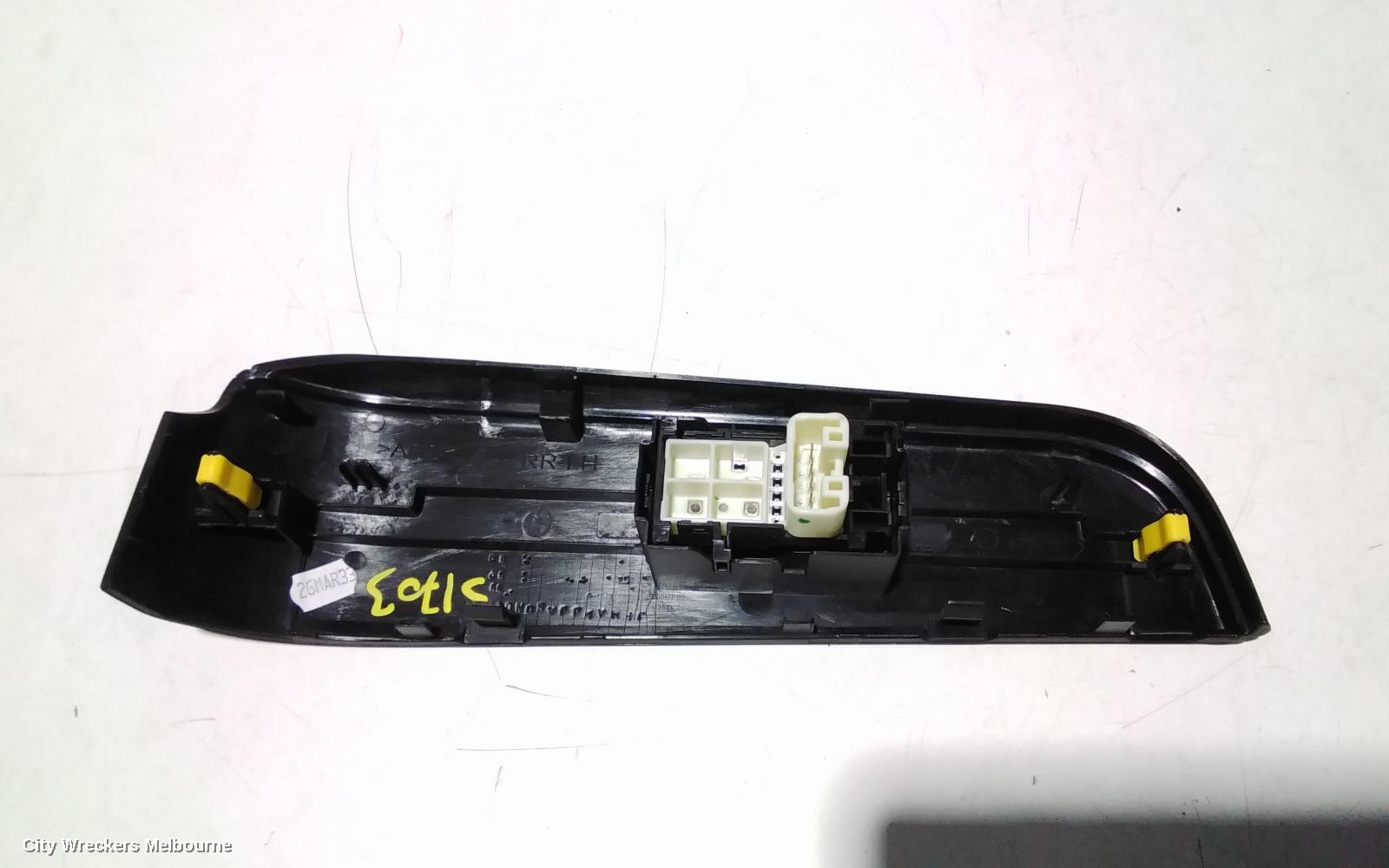 TOYOTA CAMRY PWR DR WIND SWITCH, LH FRONT/LH REAR/RH REAR, ASV50/AVV50, 12/2011 - 10/2017