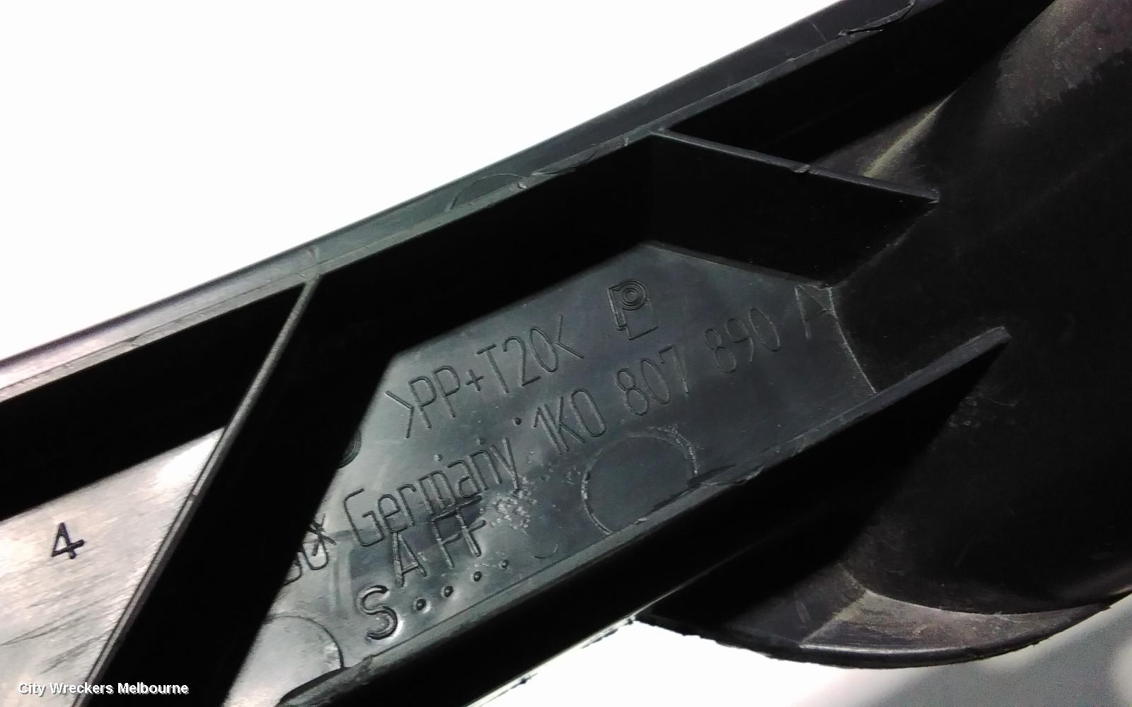 VOLKSWAGEN GOLF, GEN 5 06/2004 - 02/2009, RHF BAR SLIDER: 92374