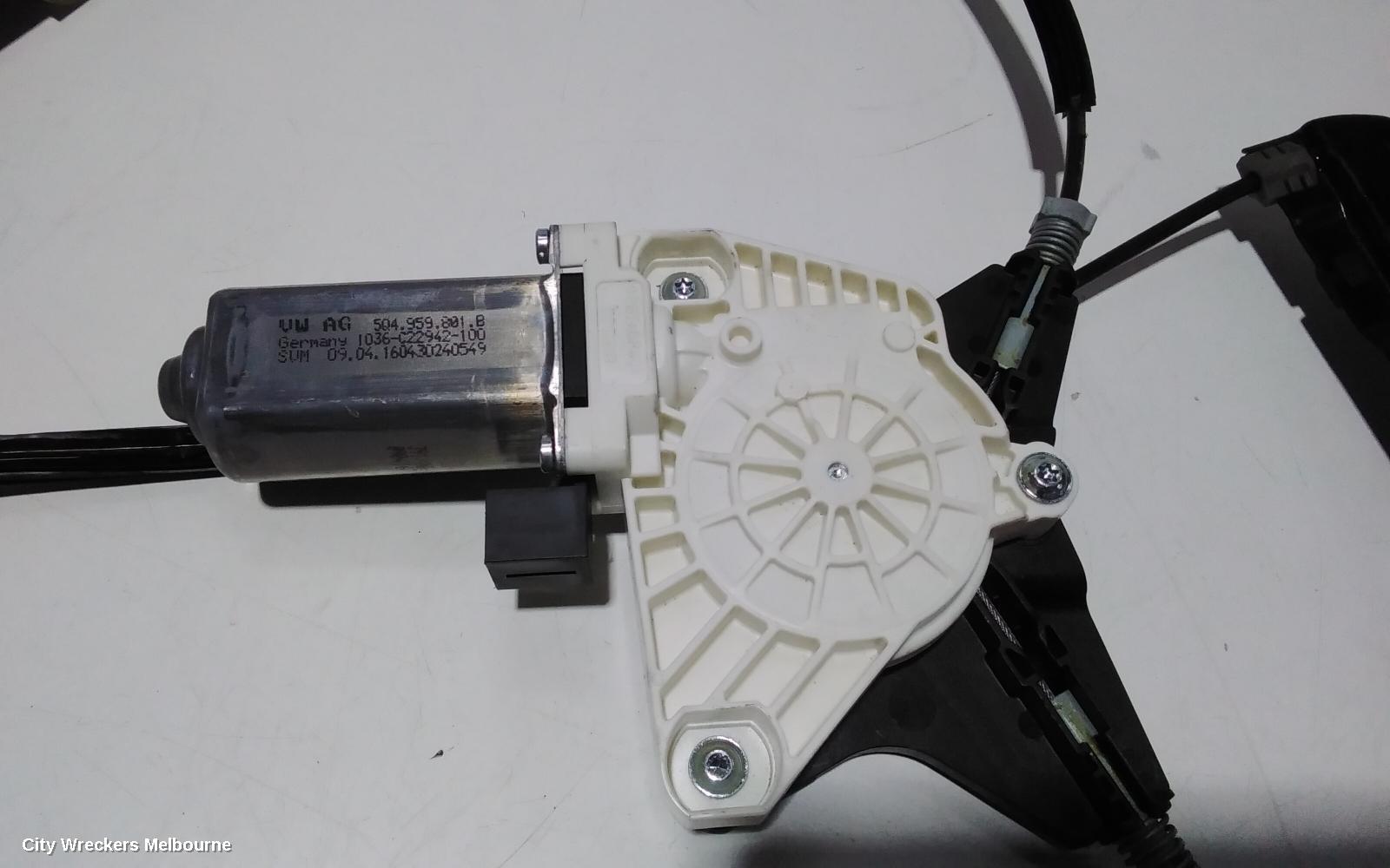 VOLKSWAGEN PASSAT LEFT FRONT WINDOW REG/MOTOR, DOOR REG ASSY (REG AND MOTOR), B8/MK7, 06/2015 ONWARDS