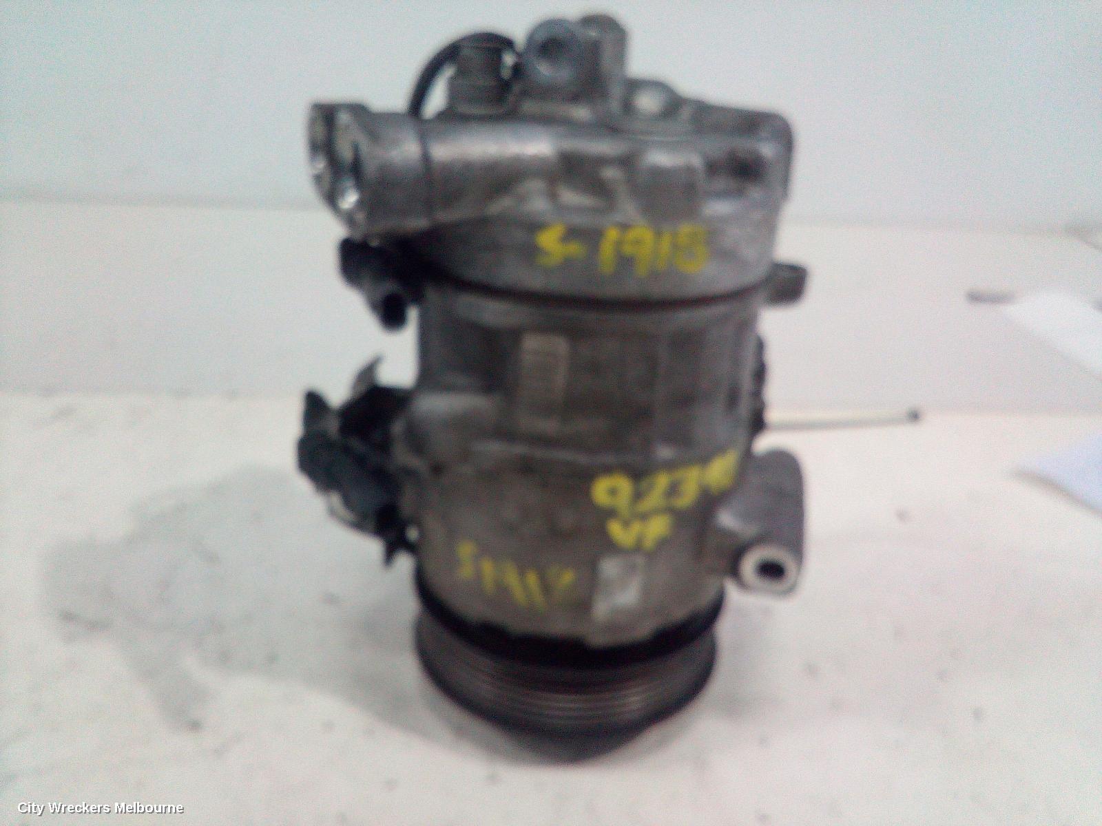 HOLDEN COMMODORE A/C COMPRESSOR, VF, 3.6, 05/2013 - 12/2017
