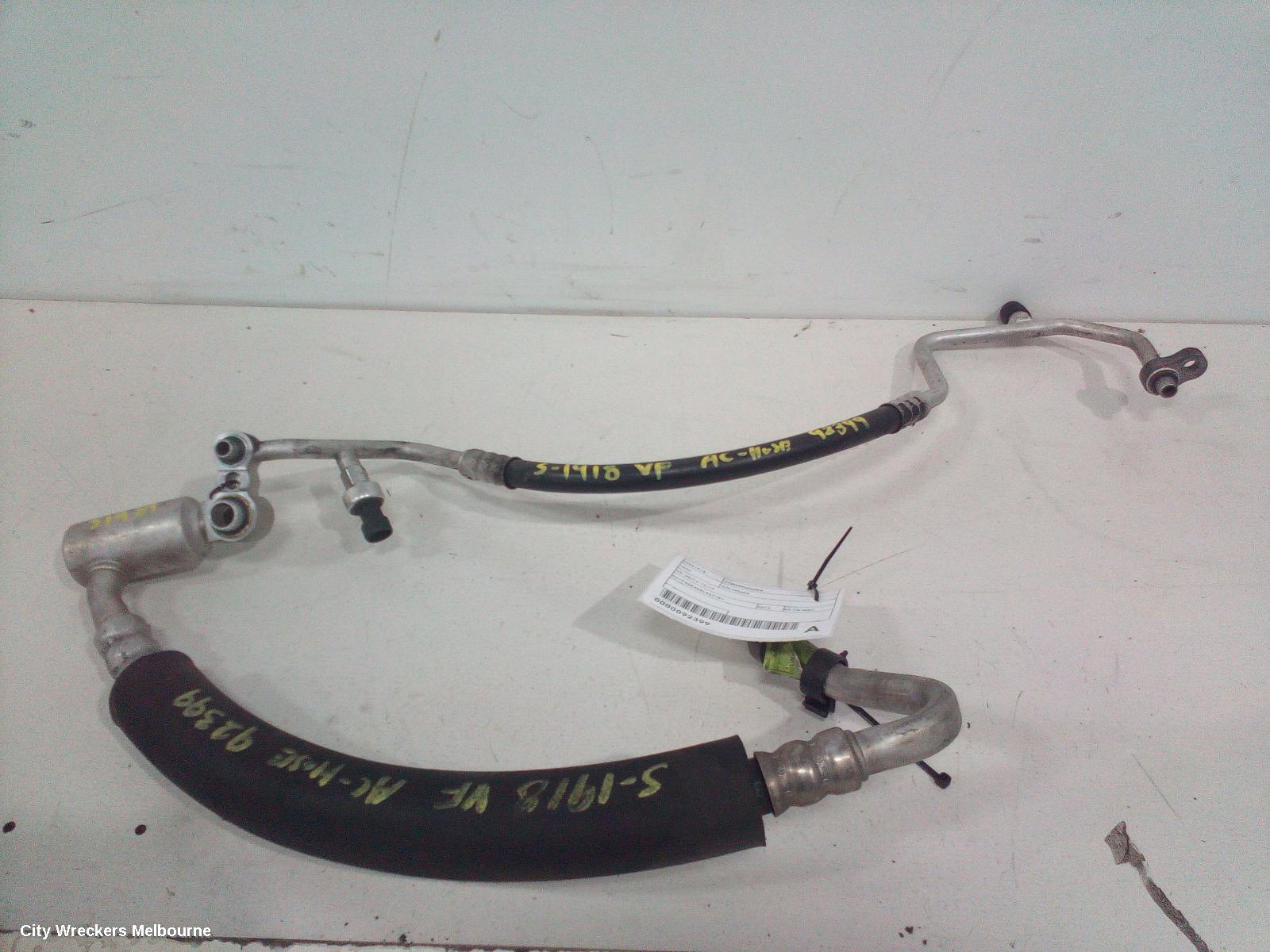 HOLDEN COMMODORE A/C HOSES, PETROL, 3.0, LFW, COMPRESSOR TO EVAPORATOR, VF, 05/2013 - 12/2017