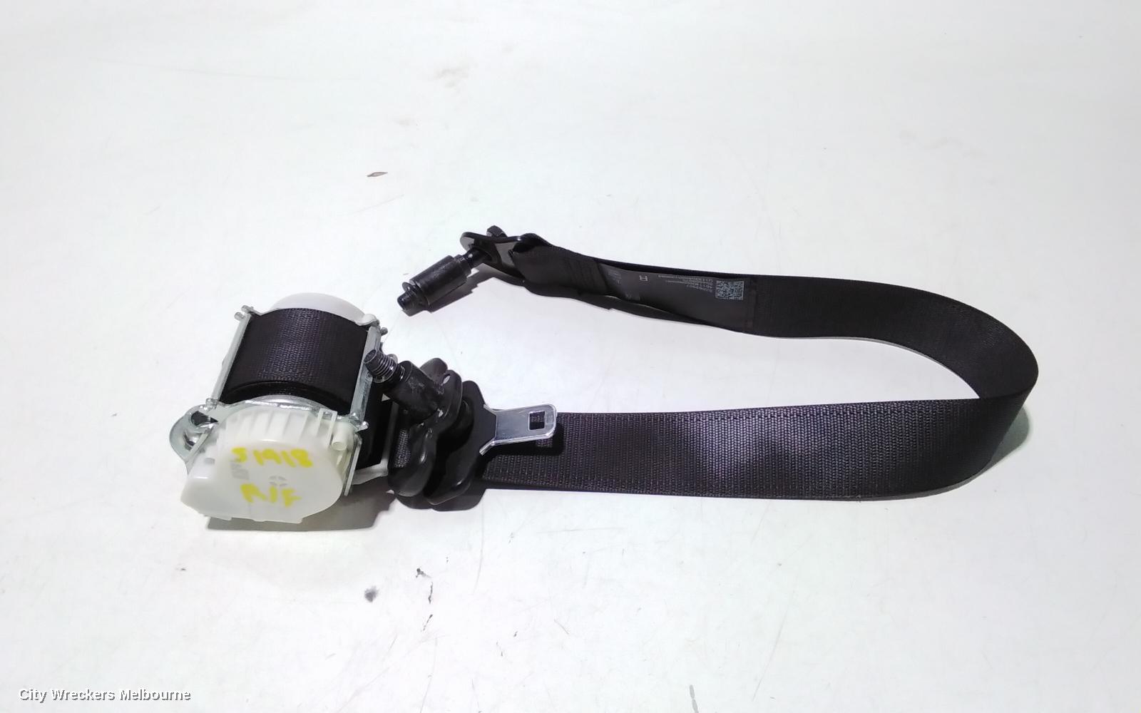HOLDEN COMMODORE SEATBELT/STALK, RH FRONT, SEAT BELT ONLY, VF, 05/2013 - 12/2017
