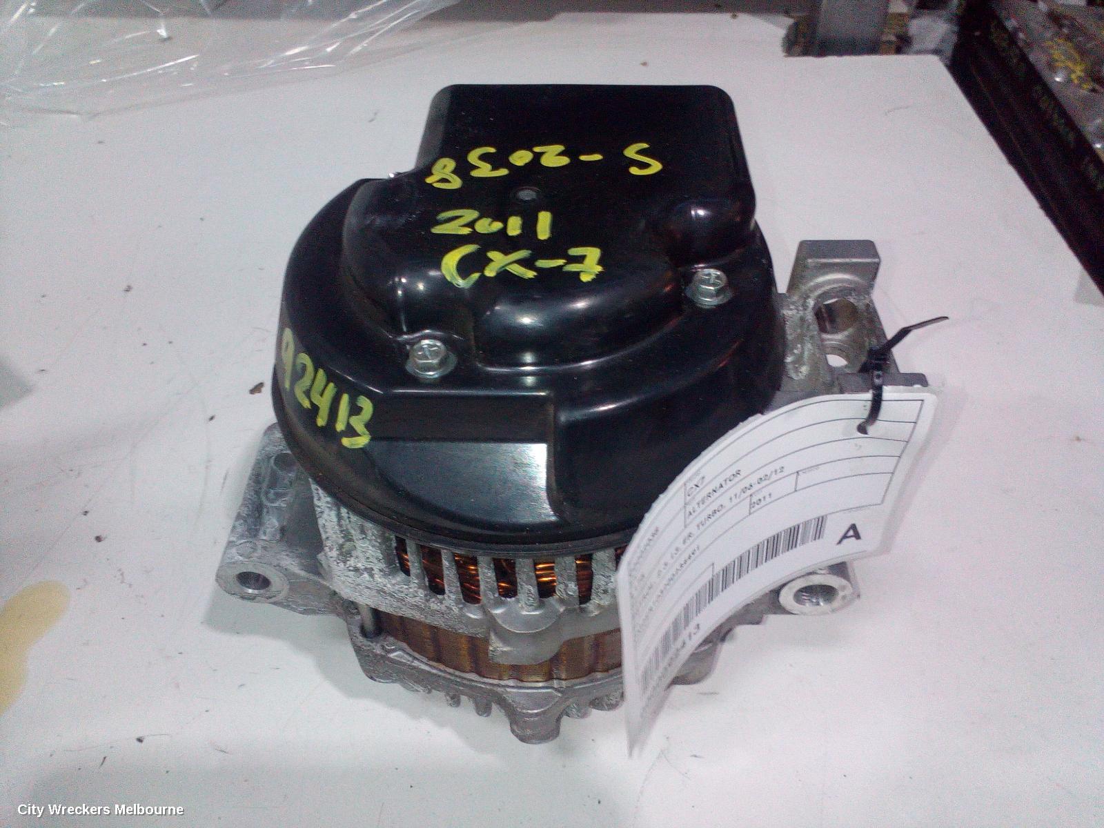MAZDA CX7 ALTERNATOR, PETROL, 2.3, L3, ER, TURBO, 11/2006 - 02/2012