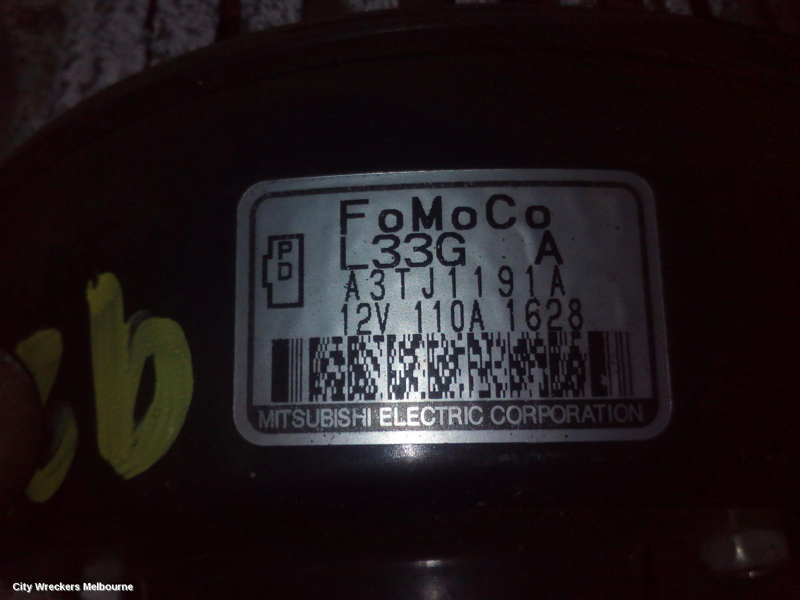 MAZDA CX7 ALTERNATOR, PETROL, 2.3, L3, ER, TURBO, 11/2006 - 02/2012