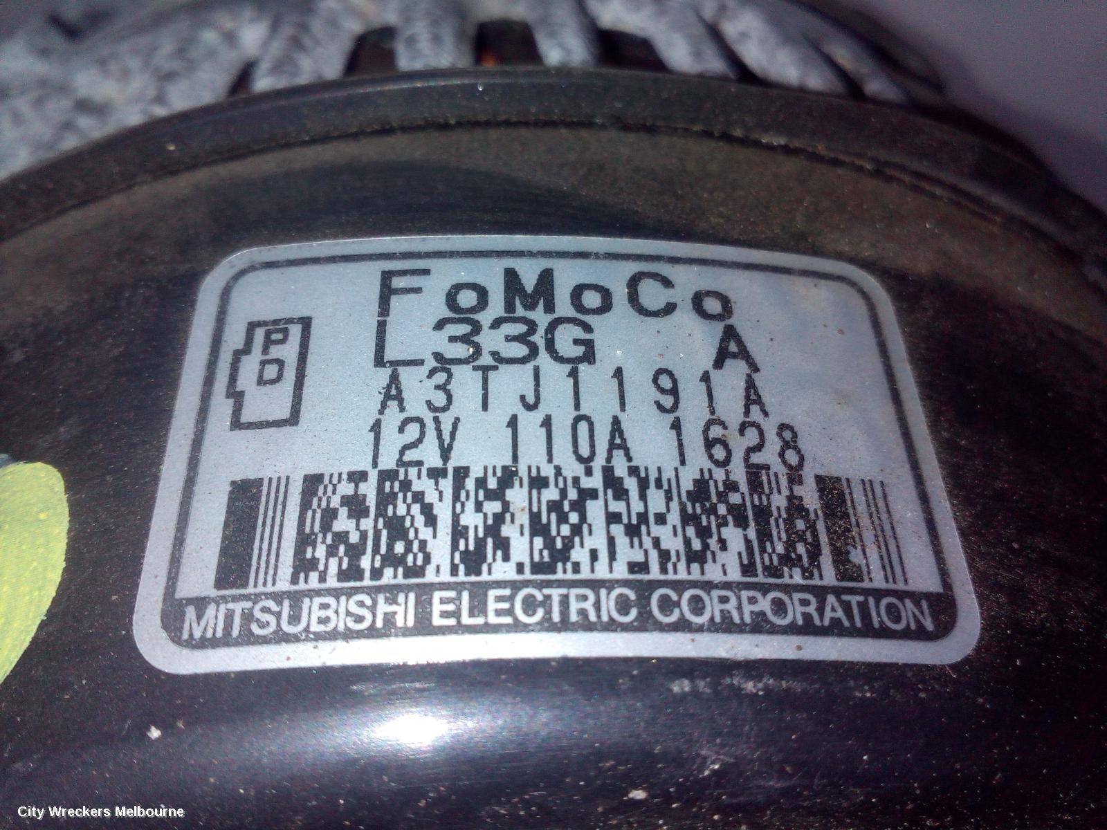 MAZDA CX7 ALTERNATOR, PETROL, 2.3, L3, ER, TURBO, 11/2006 - 02/2012