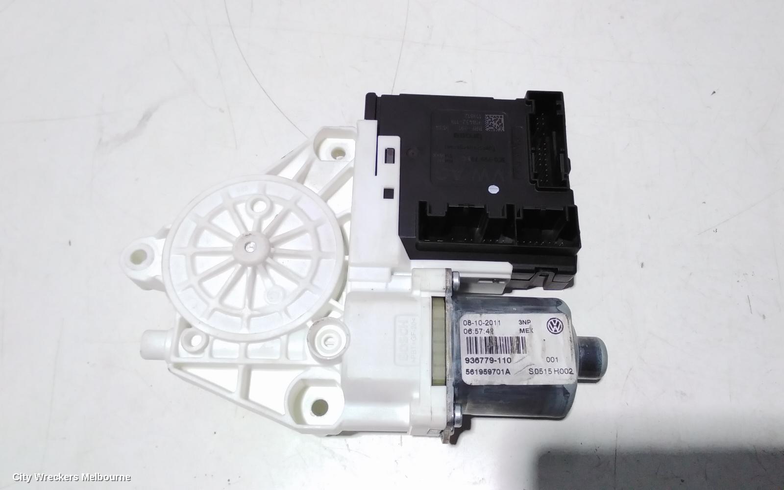 VOLKSWAGEN JETTA LEFT FRONT WINDOW REG/MOTOR, 1B, 02/2011 - 12/2017