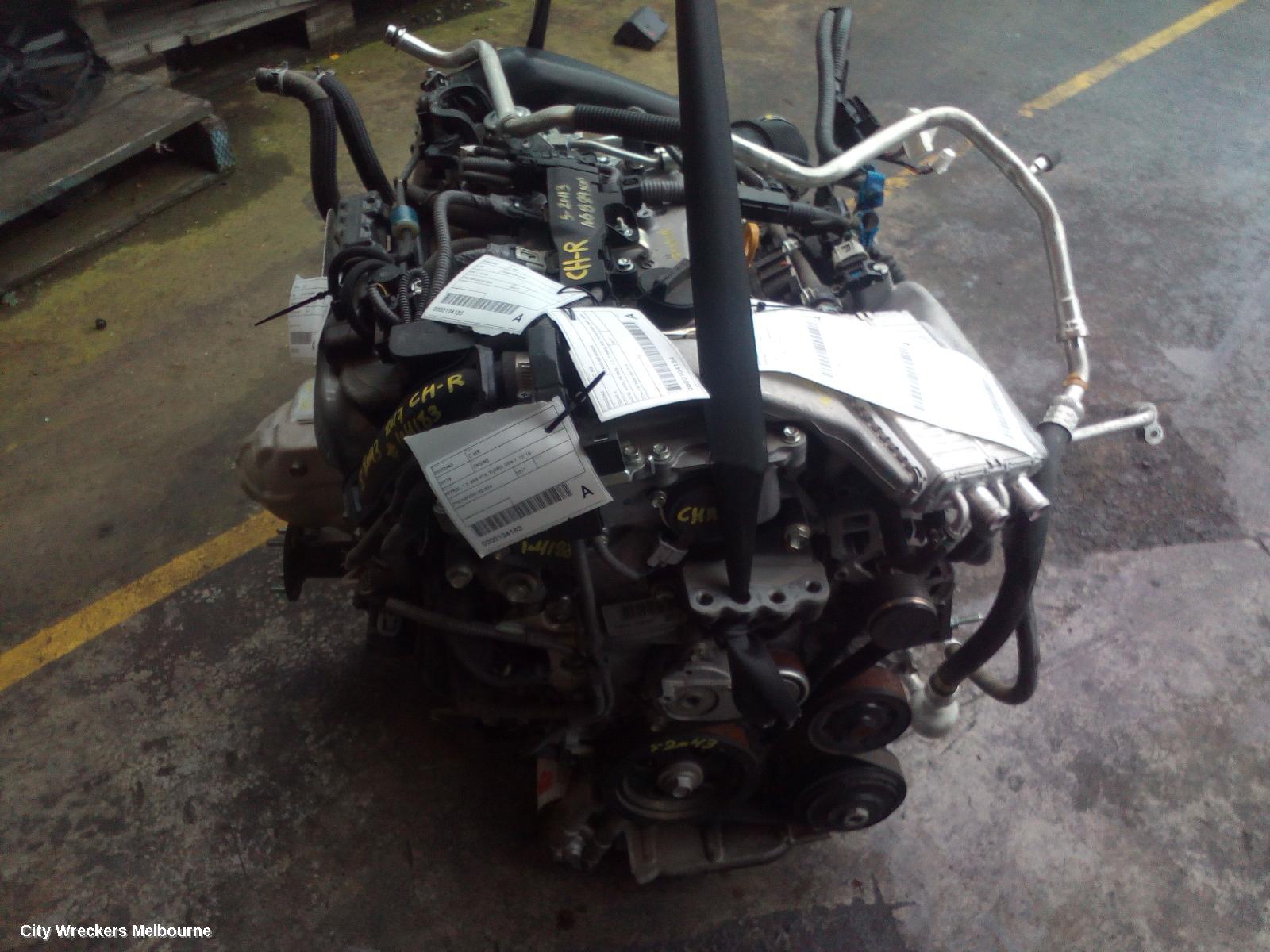 TOYOTA C-HR ENGINE, PETROL, 1.2, 8NR-FTS, TURBO, GEN 1, 12/2016 ONWARDS