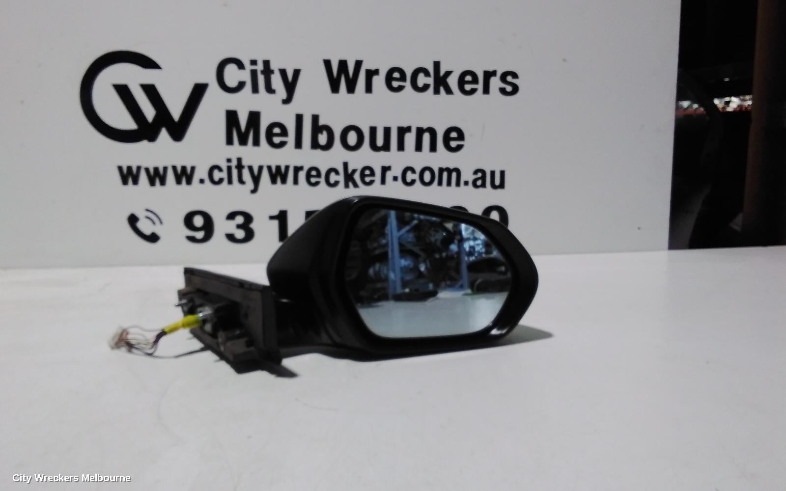 TOYOTA C-HR RIGHT DOOR MIRROR, NON CAMERA TYPE, COLOUR CODED, GEN 1, 12/2016 ONWARDS