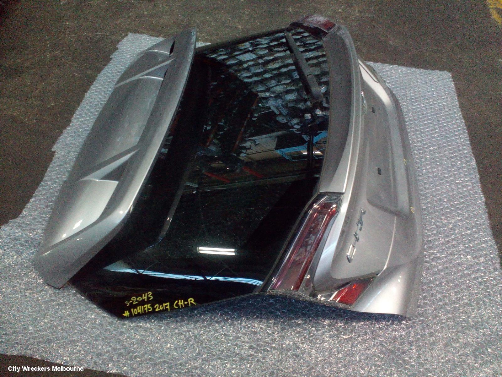 TOYOTA C-HR BOOTLID/TAILGATE, TAILGATE, GEN 1, 12/2016 - 09/2019