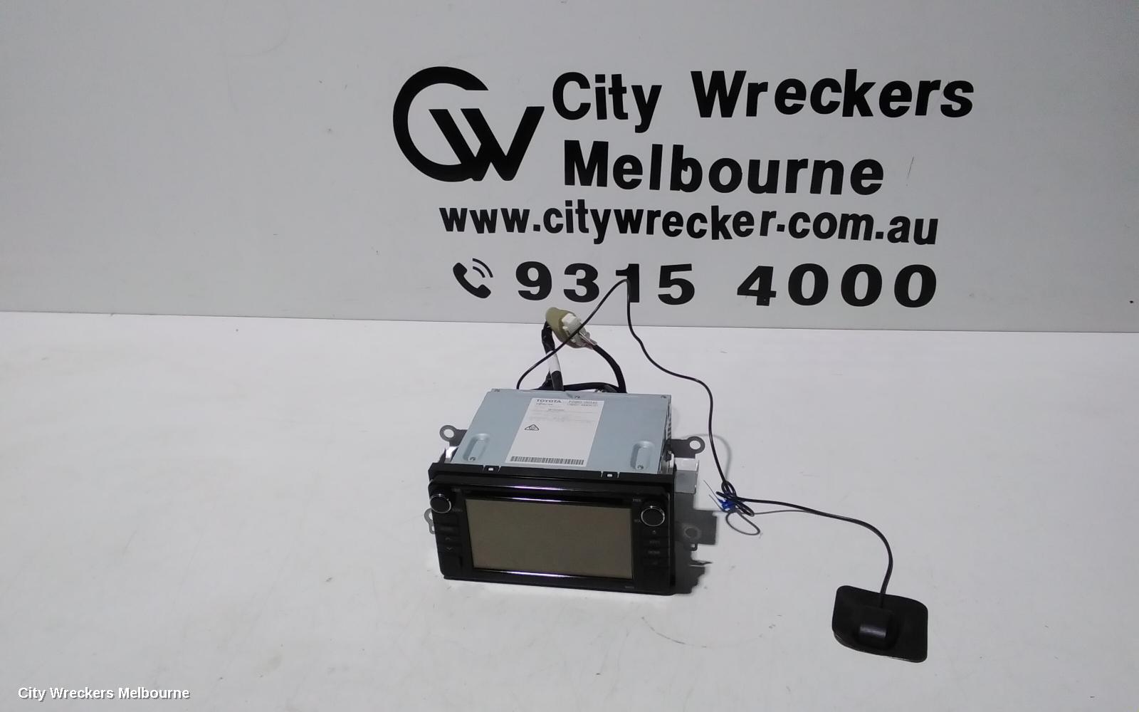 TOYOTA C-HR RADIO/CD/DVD/SAT/TV, TOUCH DISPLAY UNIT, GEN 1, 12/2016 - 09/2019