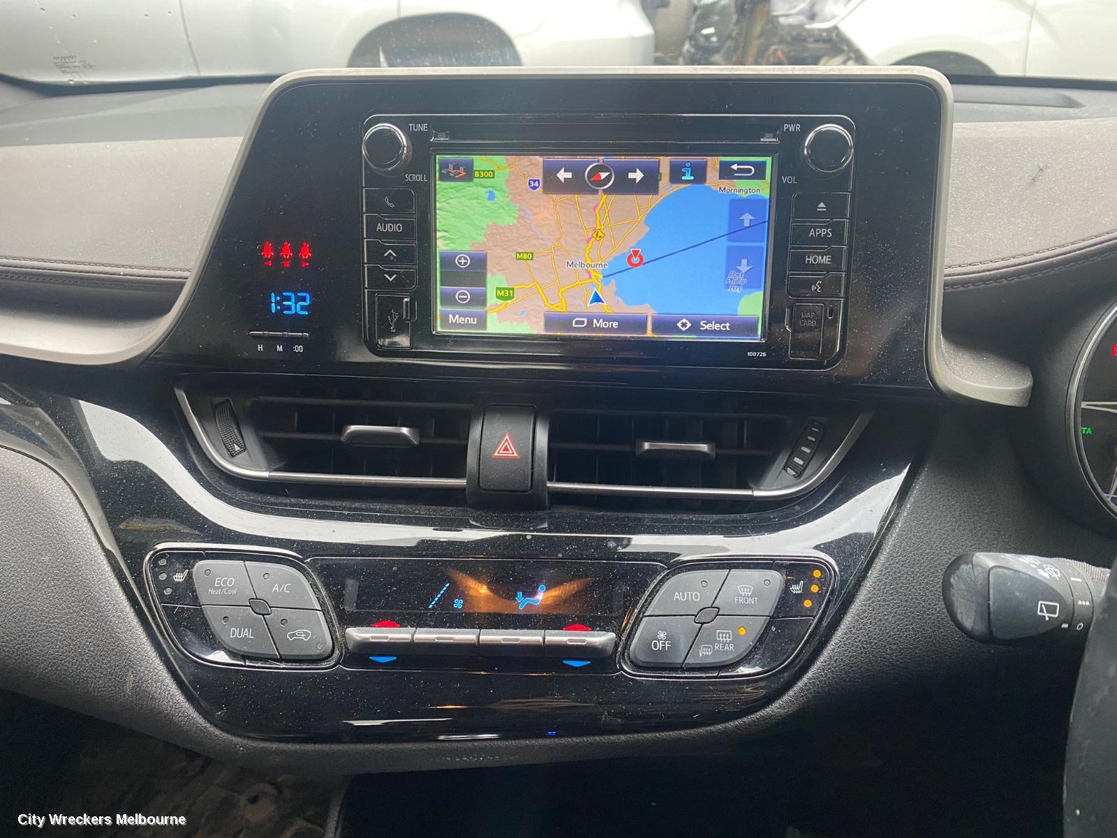 TOYOTA C-HR RADIO/CD/DVD/SAT/TV, TOUCH DISPLAY UNIT, GEN 1, 12/2016 - 09/2019