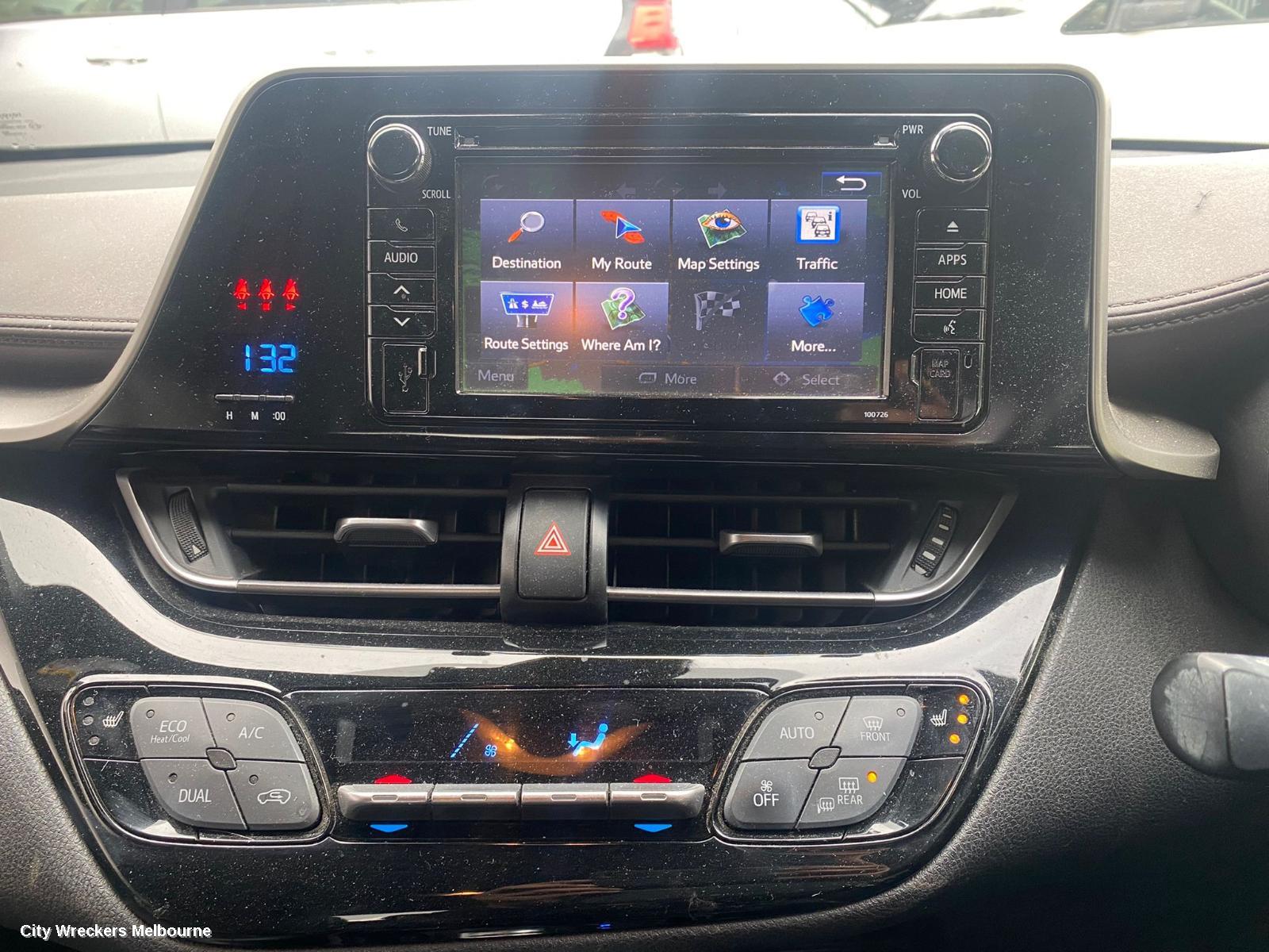 TOYOTA C-HR RADIO/CD/DVD/SAT/TV, TOUCH DISPLAY UNIT, GEN 1, 12/2016 - 09/2019