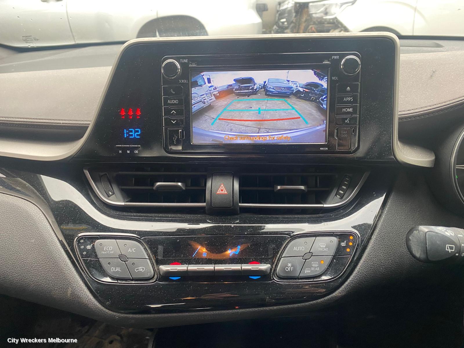 TOYOTA C-HR RADIO/CD/DVD/SAT/TV, TOUCH DISPLAY UNIT, GEN 1, 12/2016 - 09/2019