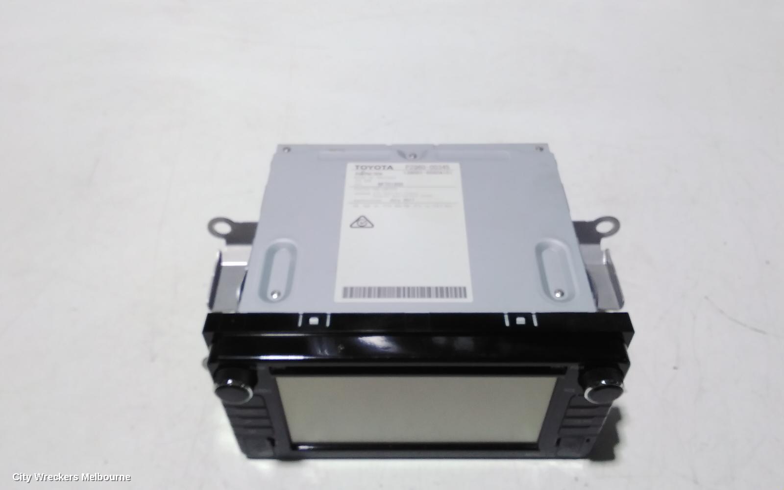 TOYOTA C-HR RADIO/CD/DVD/SAT/TV, TOUCH DISPLAY UNIT, GEN 1, 12/2016 - 09/2019