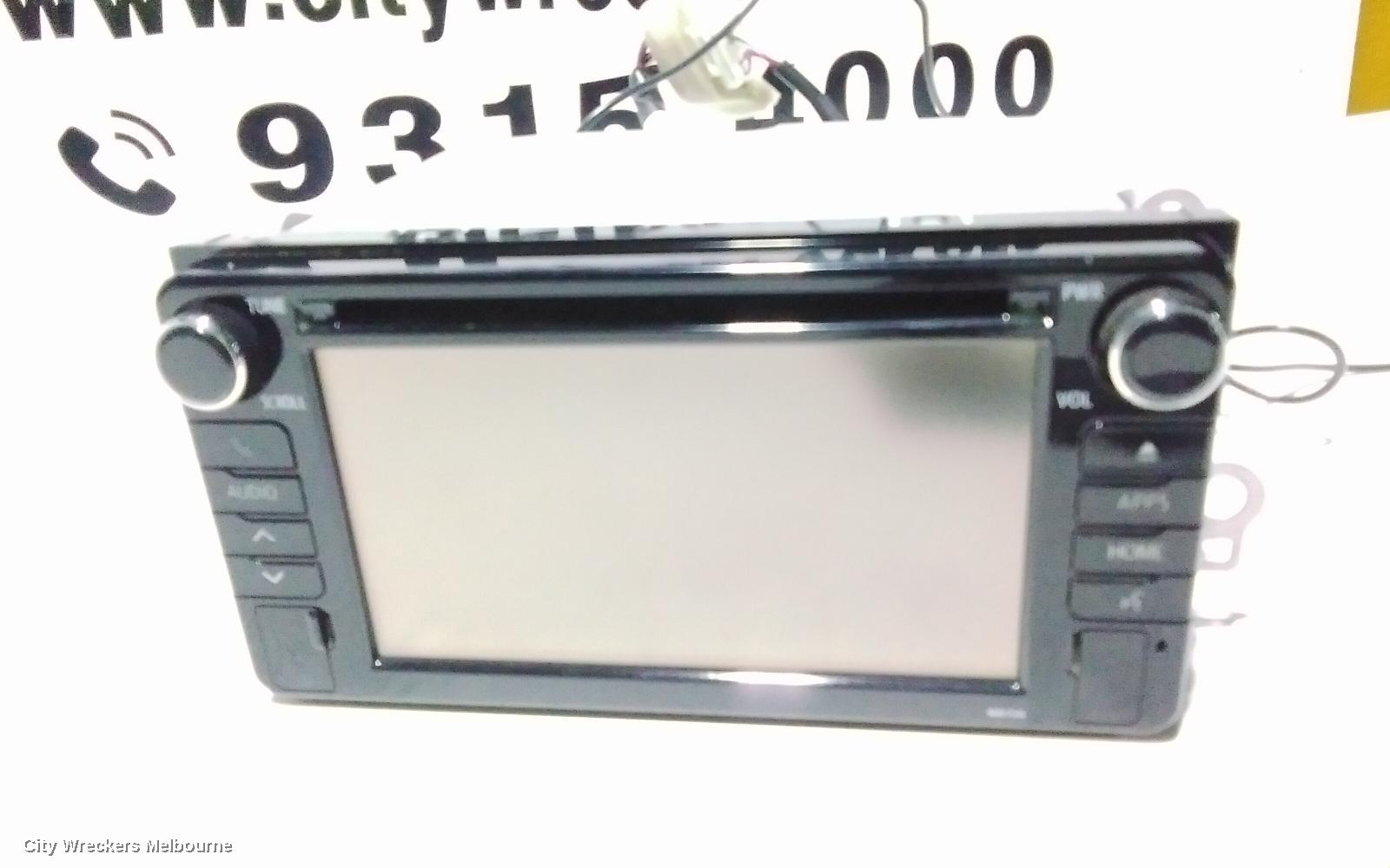 TOYOTA C-HR RADIO/CD/DVD/SAT/TV, TOUCH DISPLAY UNIT, GEN 1, 12/2016 - 09/2019
