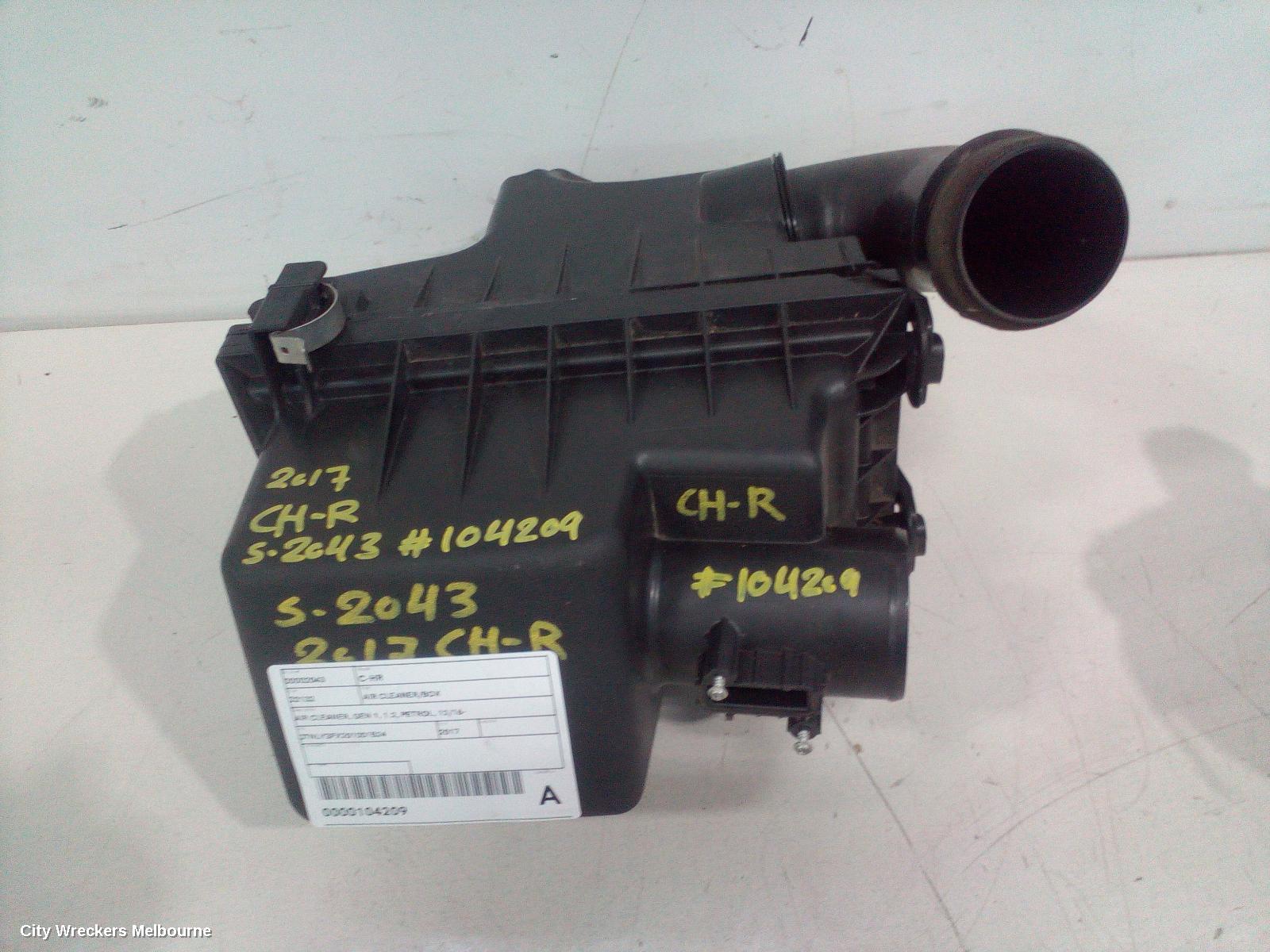 TOYOTA C-HR AIR CLEANER/BOX, AIR CLEANER, GEN 1, 1.2, PETROL, 12/2016 ONWARDS