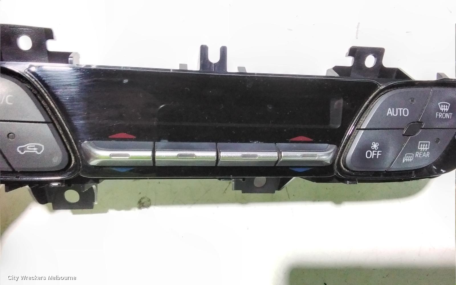 TOYOTA C-HR HEATER/AC CONTROLS, DUAL ZONE CLIMATE CONTROL TYPE, NGX10R/NGX50R/ZYX10R, 12/2016 ONWARDS