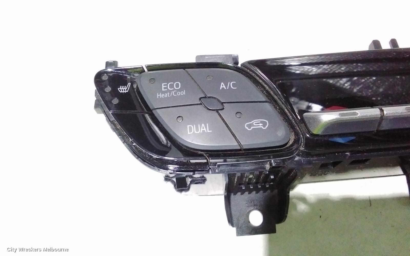 TOYOTA C-HR HEATER/AC CONTROLS, DUAL ZONE CLIMATE CONTROL TYPE, NGX10R/NGX50R/ZYX10R, 12/2016 ONWARDS