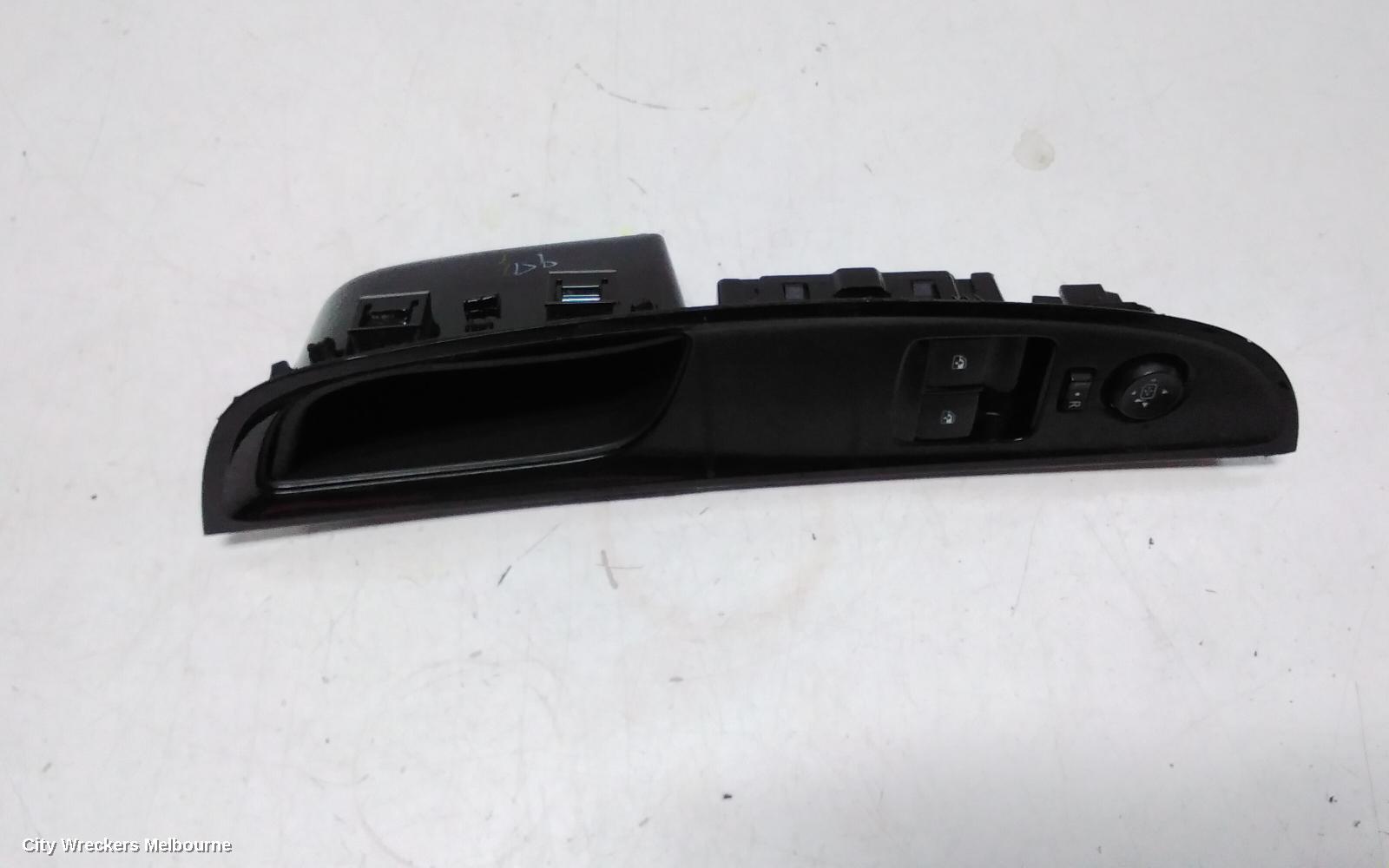 HOLDEN COMMODORE PWR DR WIND SWITCH, RH FRONT (MASTER SWITCH), UTE, VF, 05/2013 - 12/2017