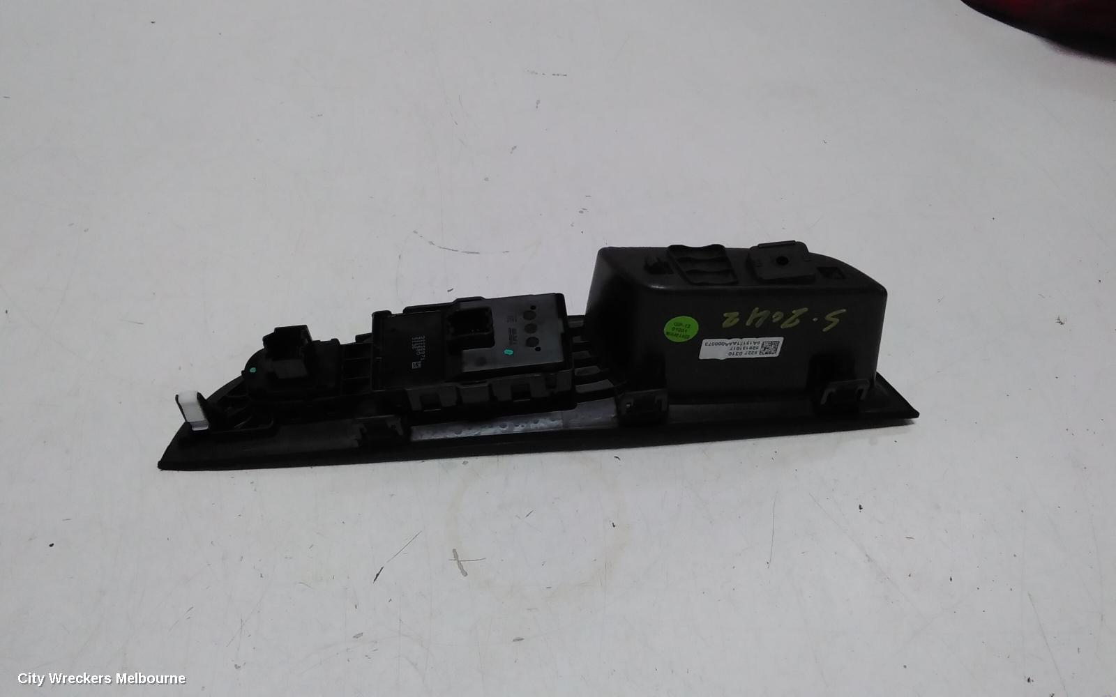 HOLDEN COMMODORE PWR DR WIND SWITCH, RH FRONT (MASTER SWITCH), UTE, VF, 05/2013 - 12/2017