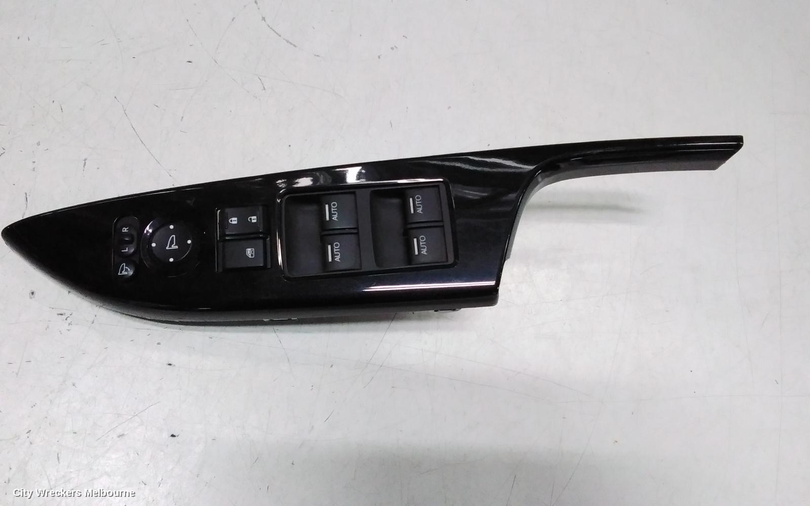 HONDA ACCORD PWR DR WIND SWITCH, RH FRONT (MASTER SWITCH), 9TH GEN, VTI-L/V6L, 05/2013 - 08/2019
