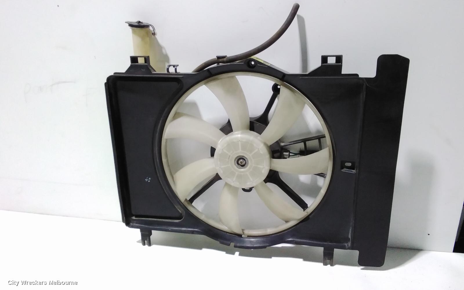 TOYOTA YARIS FAN, RADIATOR FAN, NCP9#-NCP13#, 10/2005 - 12/2019 (AUS ONLY)