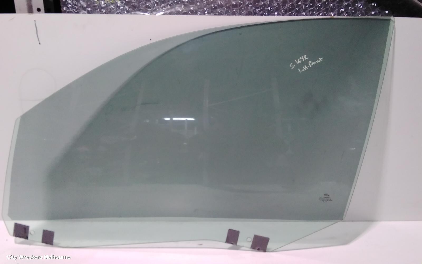 FORD TERRITORY LEFT FRONT DOOR WINDOW, SX-SZ, 05/2004 - 12/2016