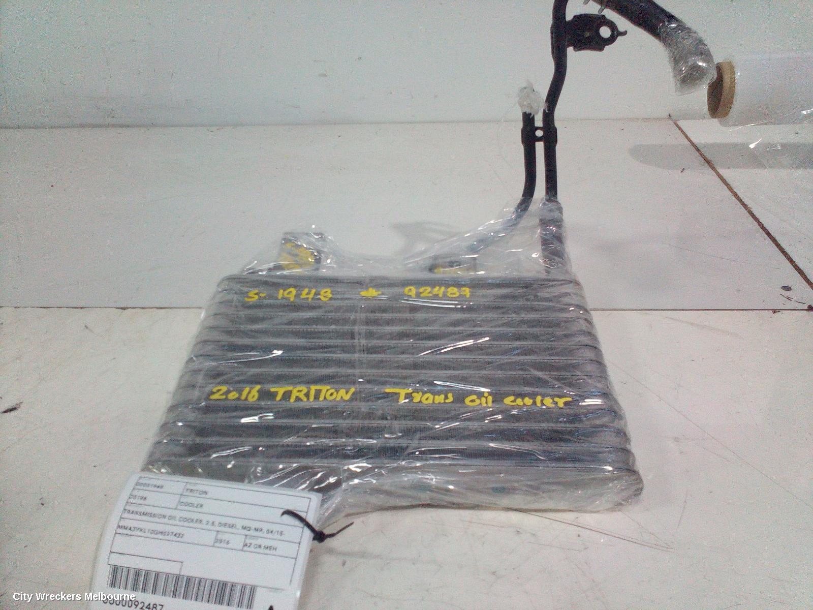 MITSUBISHI TRITON COOLER, TRANSMISSION OIL COOLER, 2.5, DIESEL, MQ-MR, 04/2015 ONWARDS